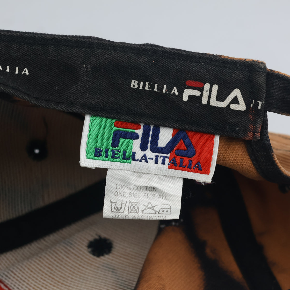 Thrifted FILA Biella Italia Dad Hat (58-60cm) | 10365