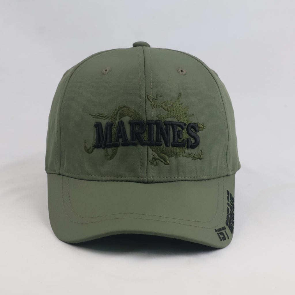 Thrifted Korean Marines Dragon Embroidered Baseball Cap (58-60cm) | 10364