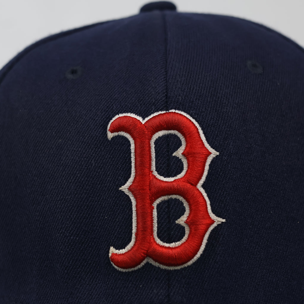 Thrifted Boston Red Sox Embroidered "B" Logo Yupoong Flexfit Hat