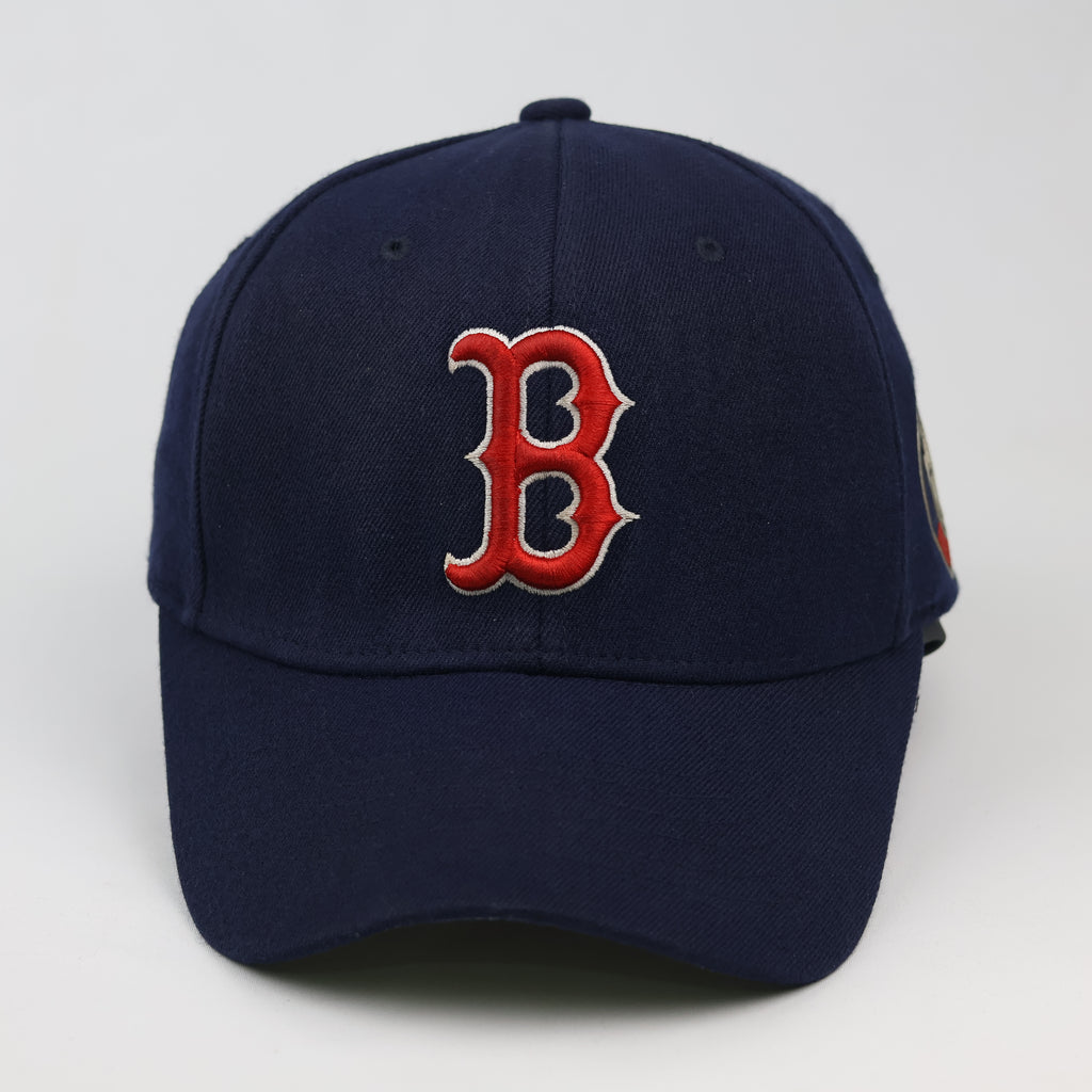 Thrifted Boston Red Sox Embroidered "B" Logo Yupoong Flexfit Hat