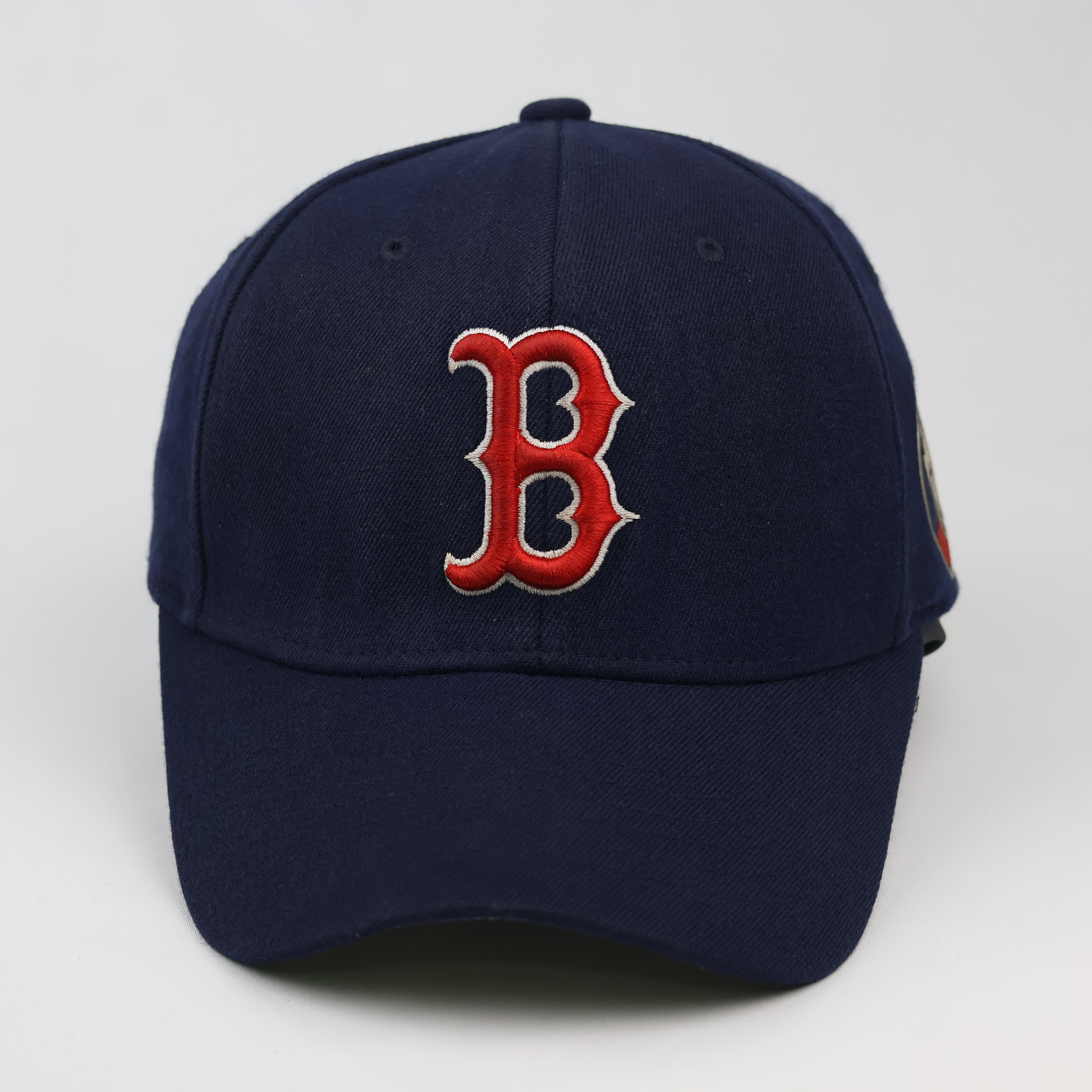 Thrifted Boston Red Sox Embroidered "B" Logo Yupoong Flexfit Hat