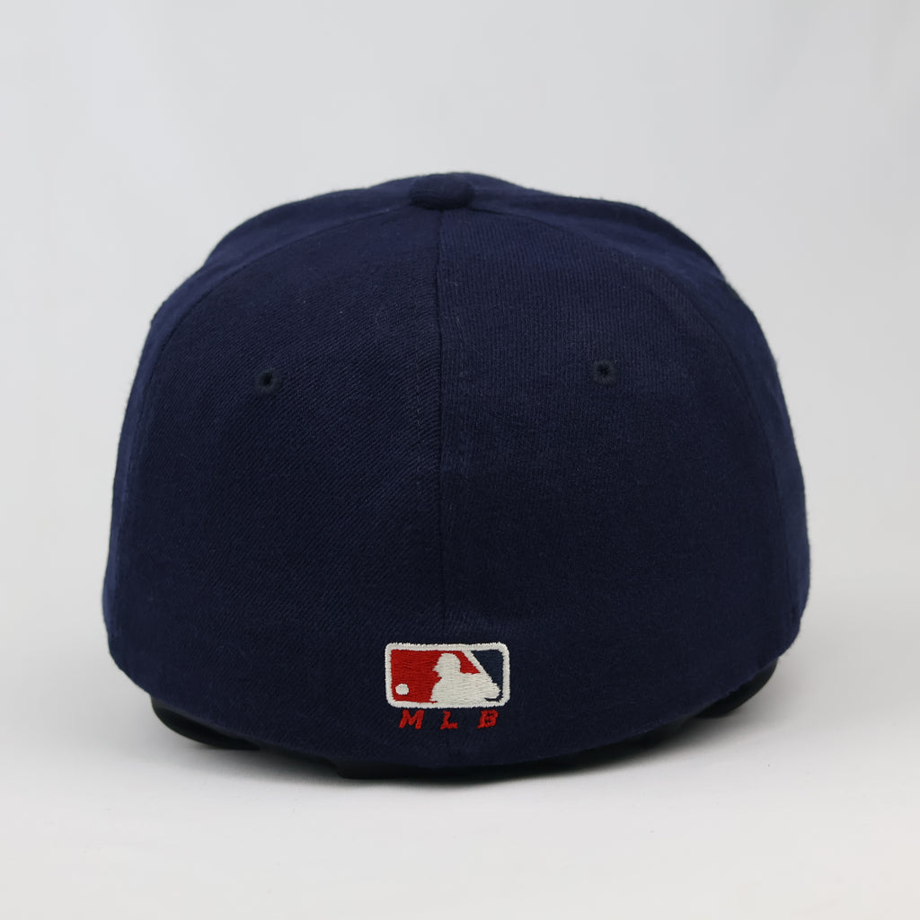 Thrifted Boston Red Sox Embroidered "B" Logo Yupoong Flexfit Hat
