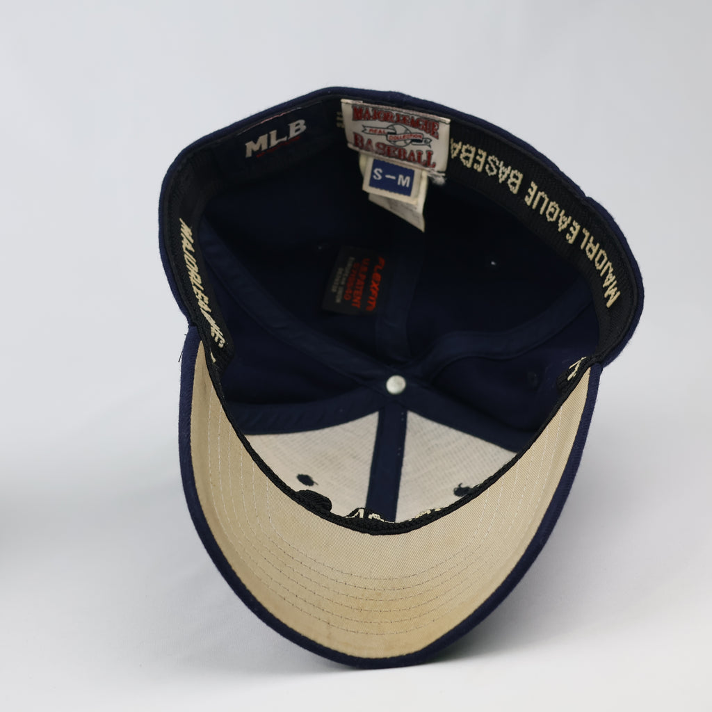Thrifted Boston Red Sox Embroidered "B" Logo Yupoong Flexfit Hat