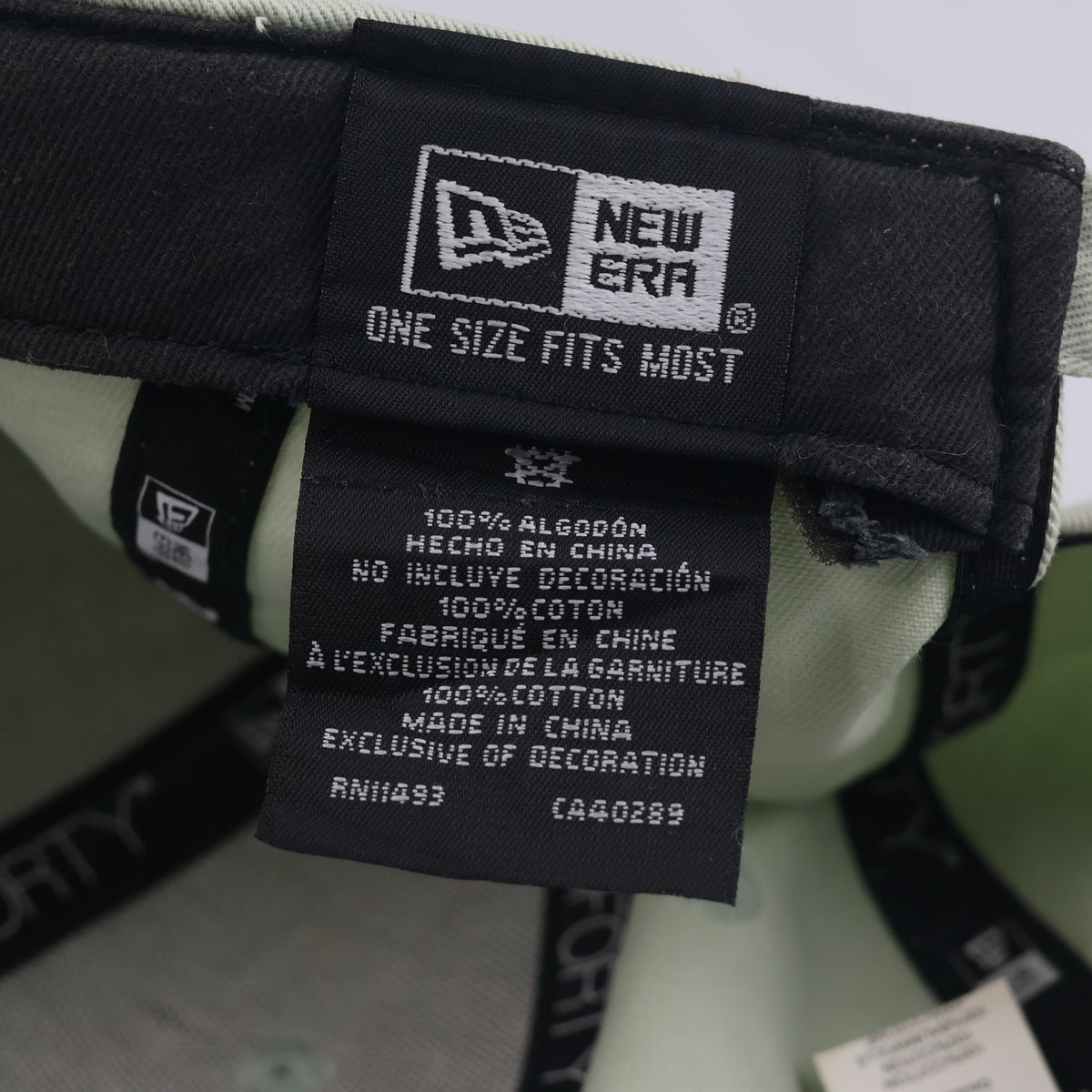 thrifted Genuine MLB New Era Light Green Adjustable Cap (58-60cm) | 10379