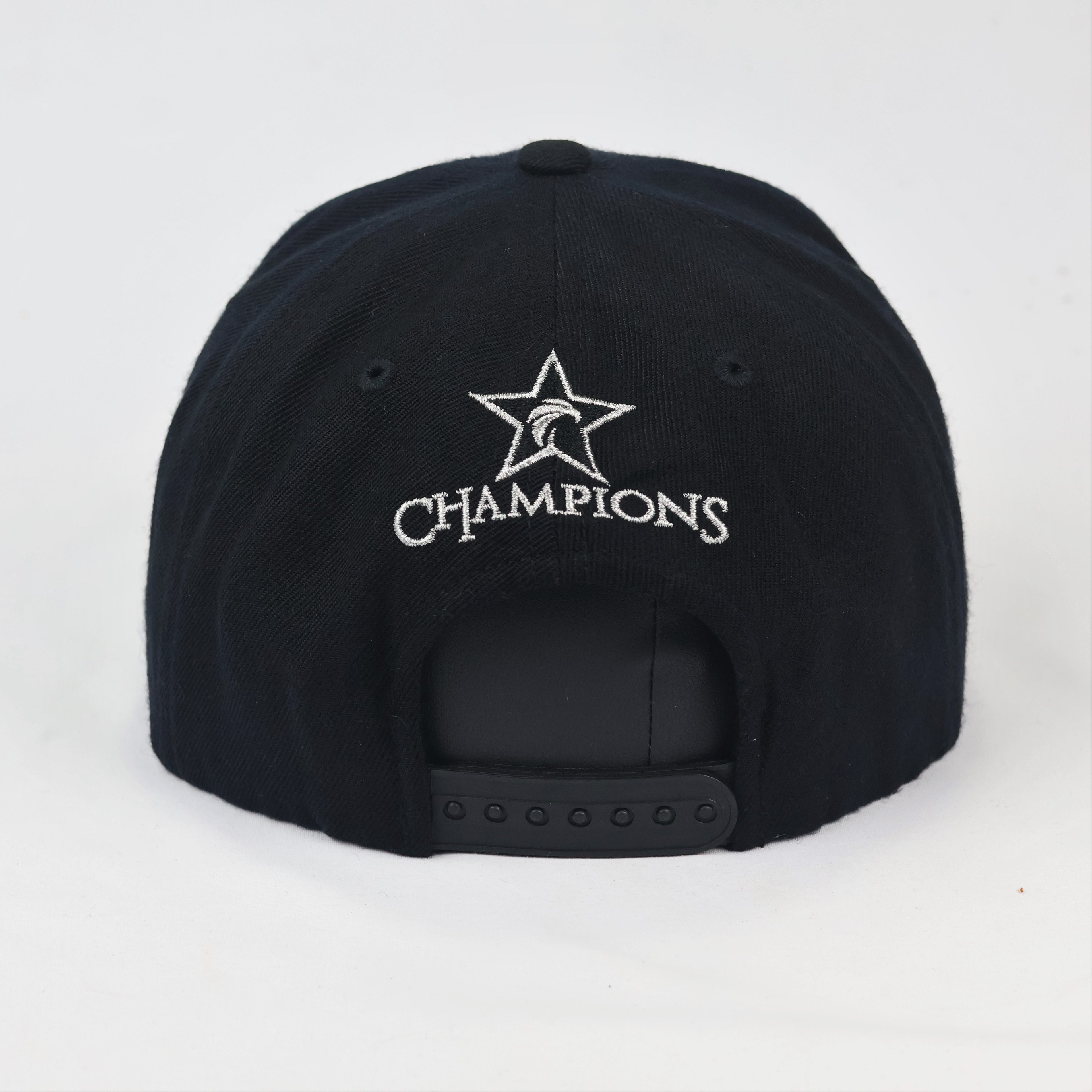 Ongamenet Embroidered Logo Thrifted Cap - Black Korean Esports Headwear