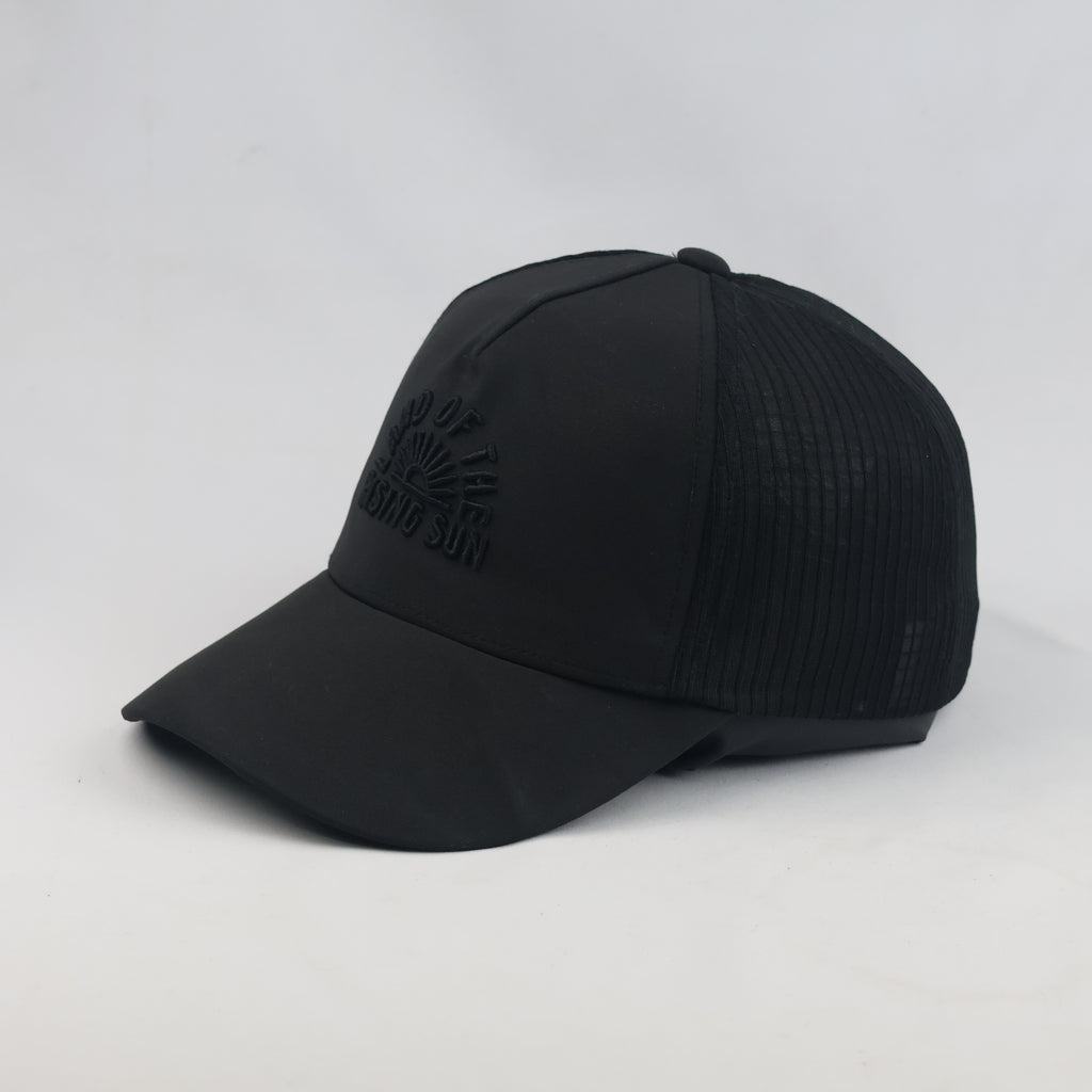 thrifted Forclaz Land of the Rising Sun Black Cap (57-58cm) | 10398