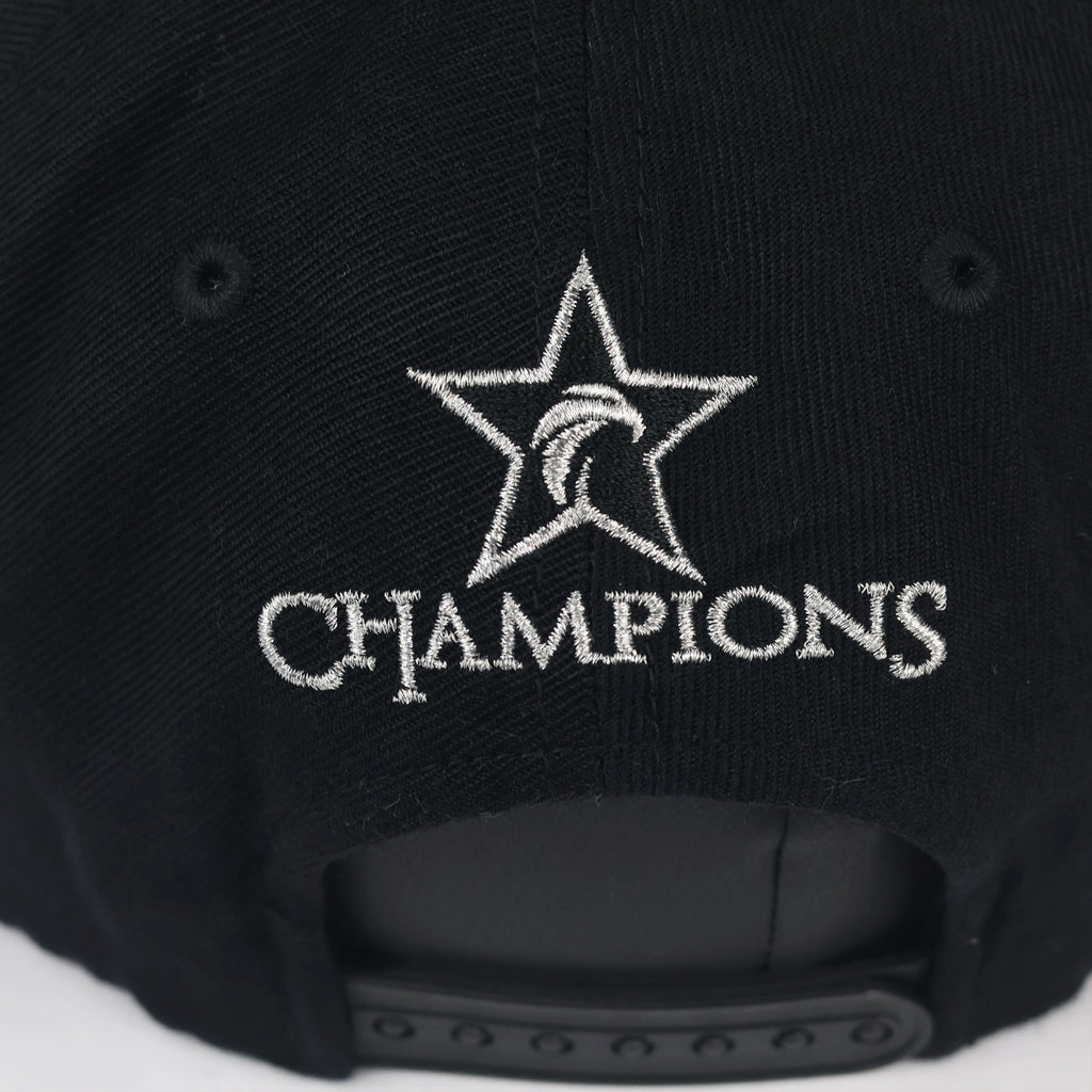 Ongamenet Embroidered Logo Thrifted Cap - Black Korean Esports Headwear