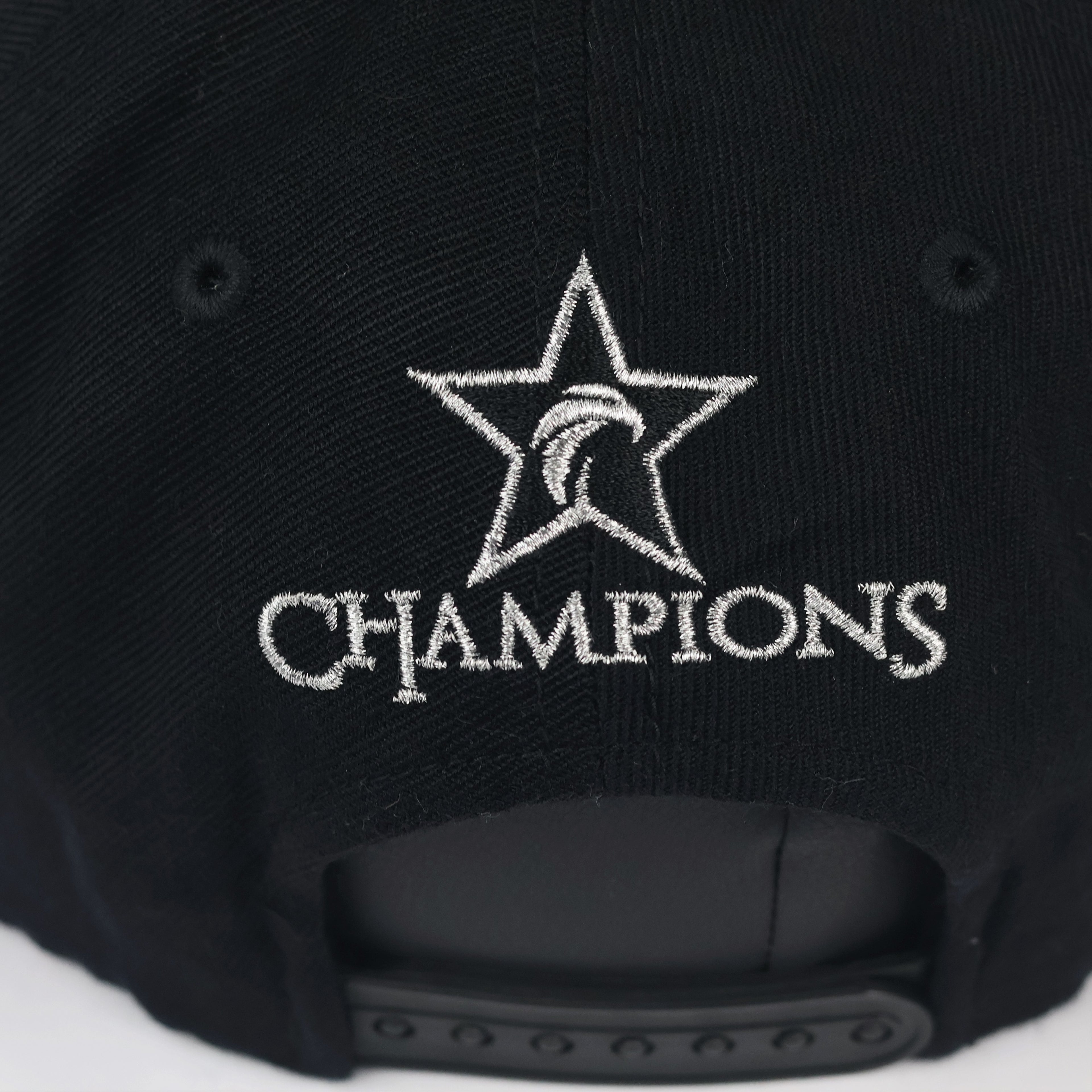 Ongamenet Embroidered Logo Thrifted Cap - Black Korean Esports Headwear