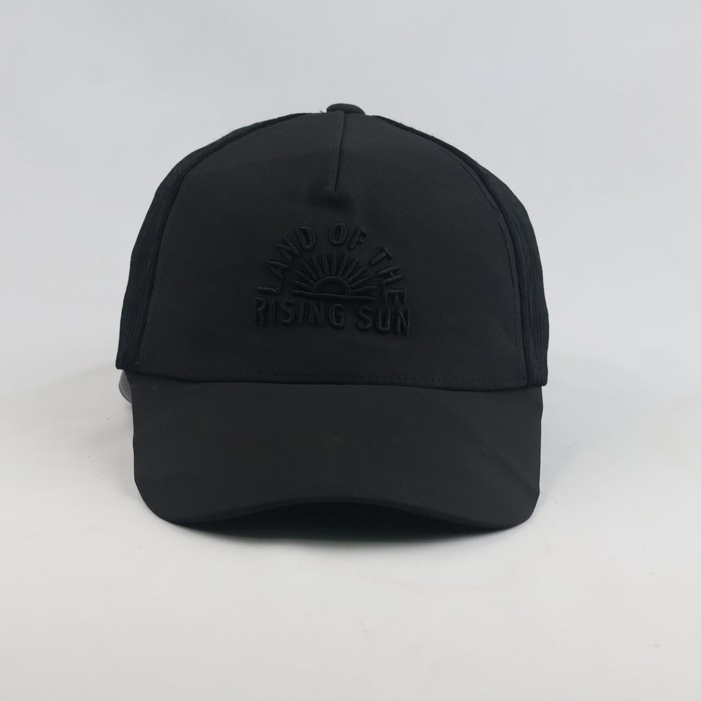 thrifted Forclaz Land of the Rising Sun Black Cap (57-58cm) | 10398