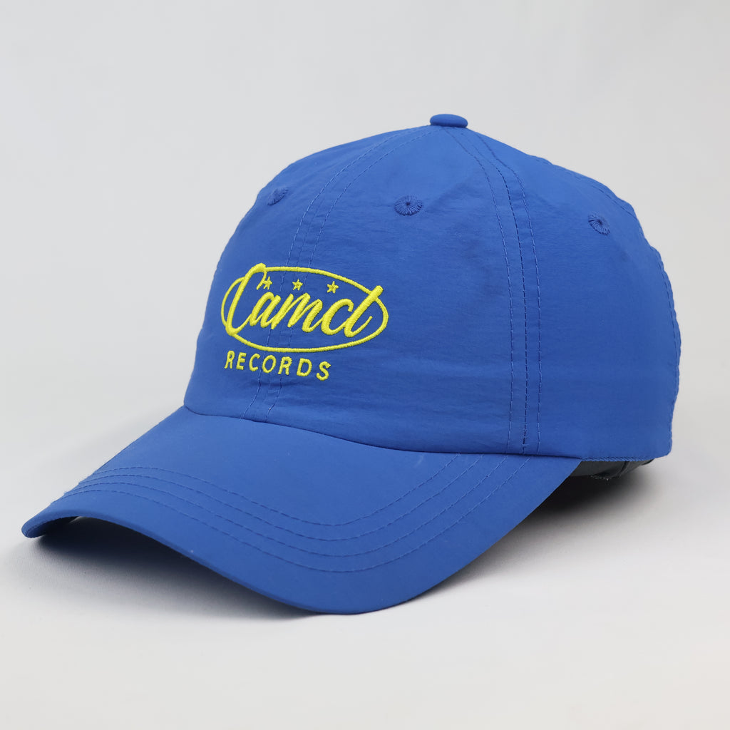 Thrifted PP ONE Korea Royal Blue Records Graphic Cap
