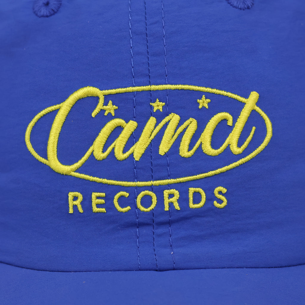 Thrifted PP ONE Korea Royal Blue Records Graphic Cap