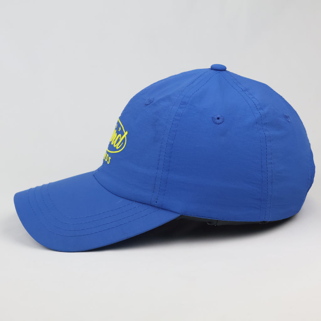 Thrifted PP ONE Korea Royal Blue Records Graphic Cap