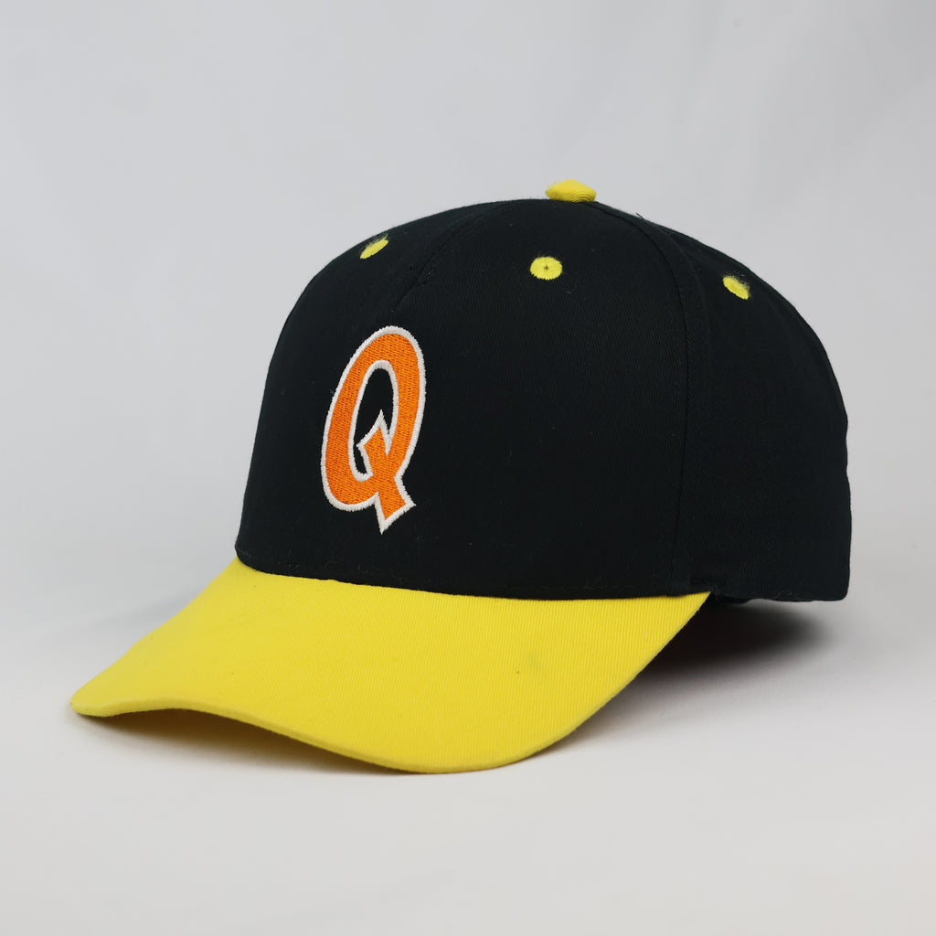 Thrifted Beechfield Two-Tone Initial Q Orange Embroidered Cap