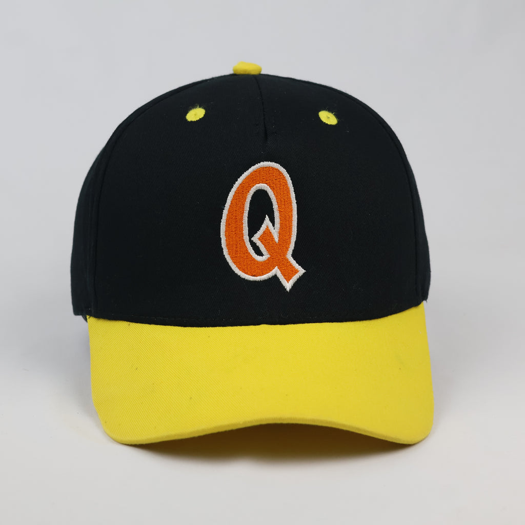 Thrifted Beechfield Two-Tone Initial Q Orange Embroidered Cap
