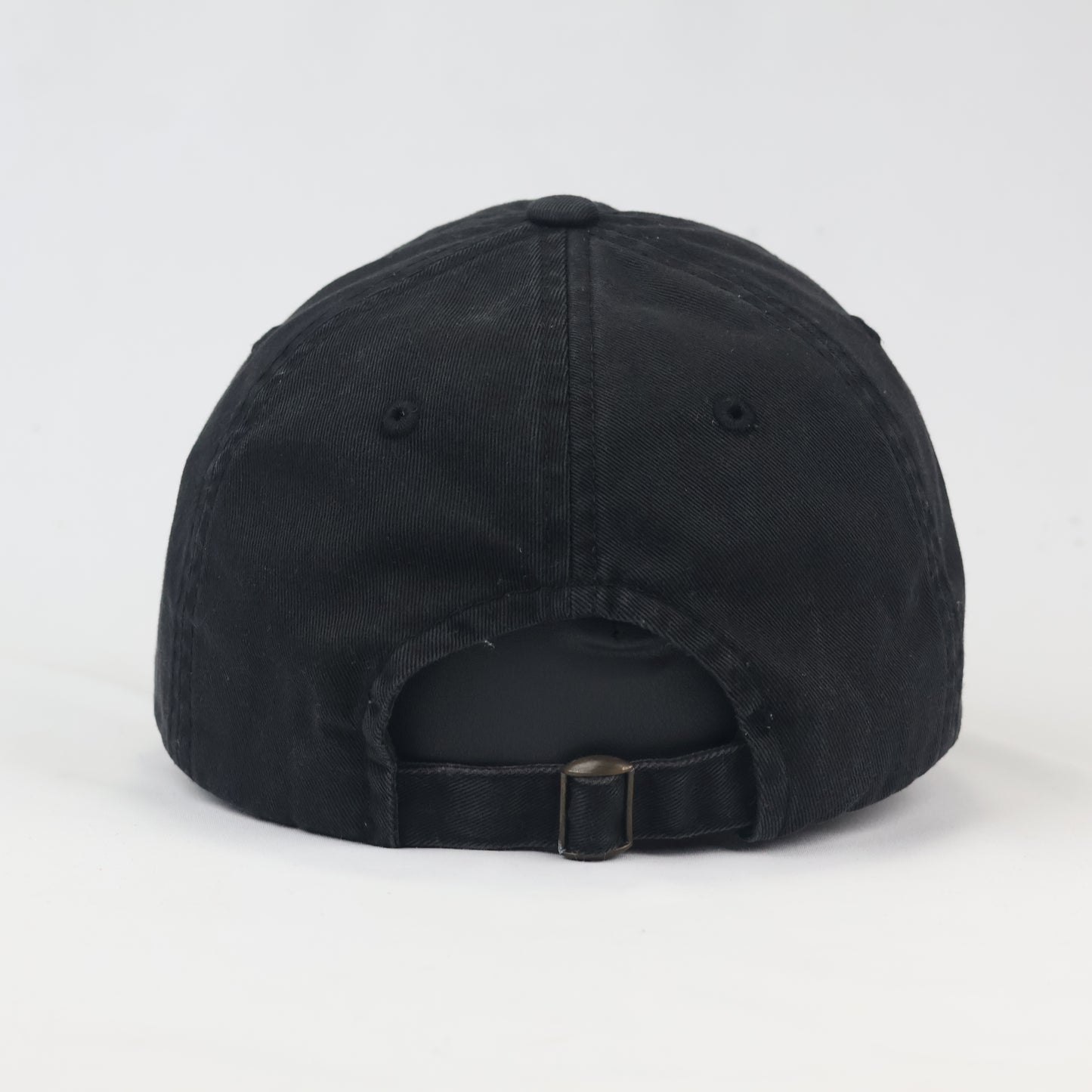 Thrifted Lee Embroidered Dad Hat - Black Minimalist Streetwear