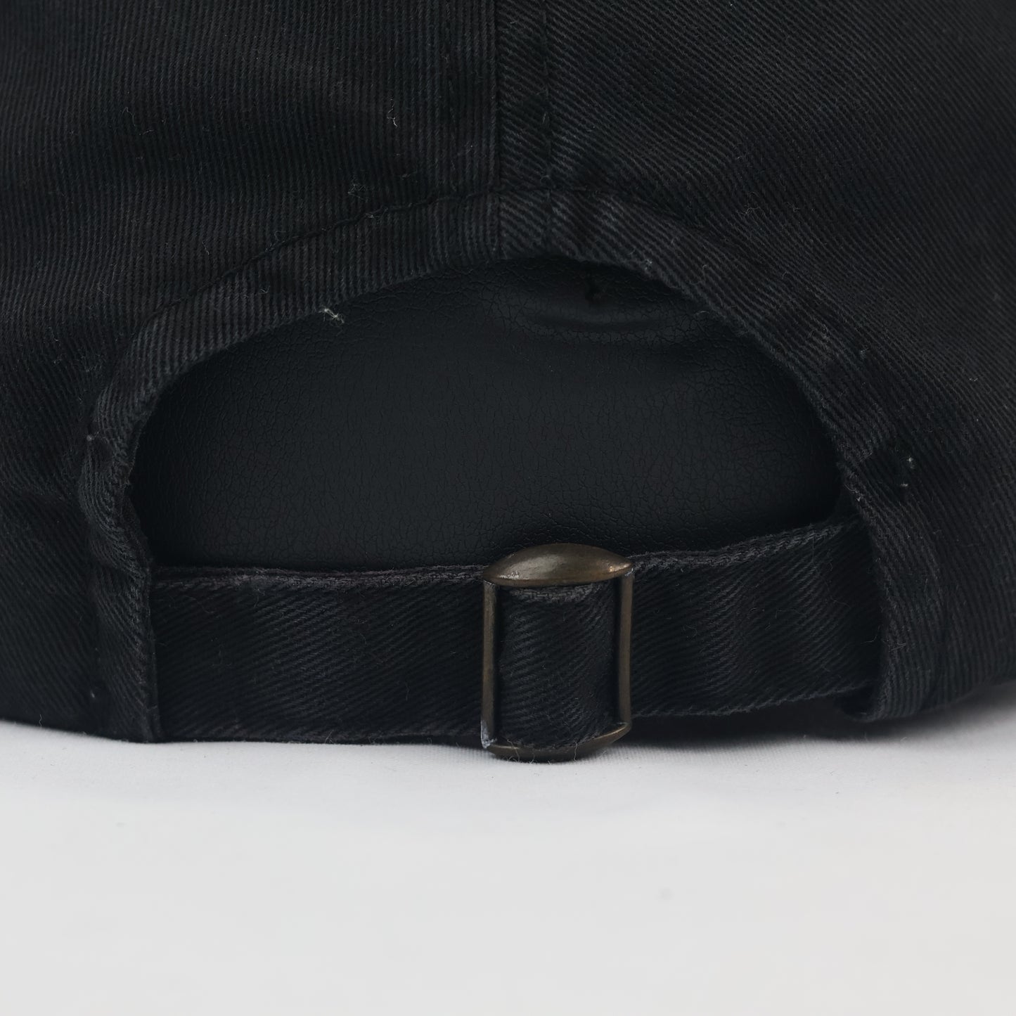 Thrifted Lee Embroidered Dad Hat - Black Minimalist Streetwear