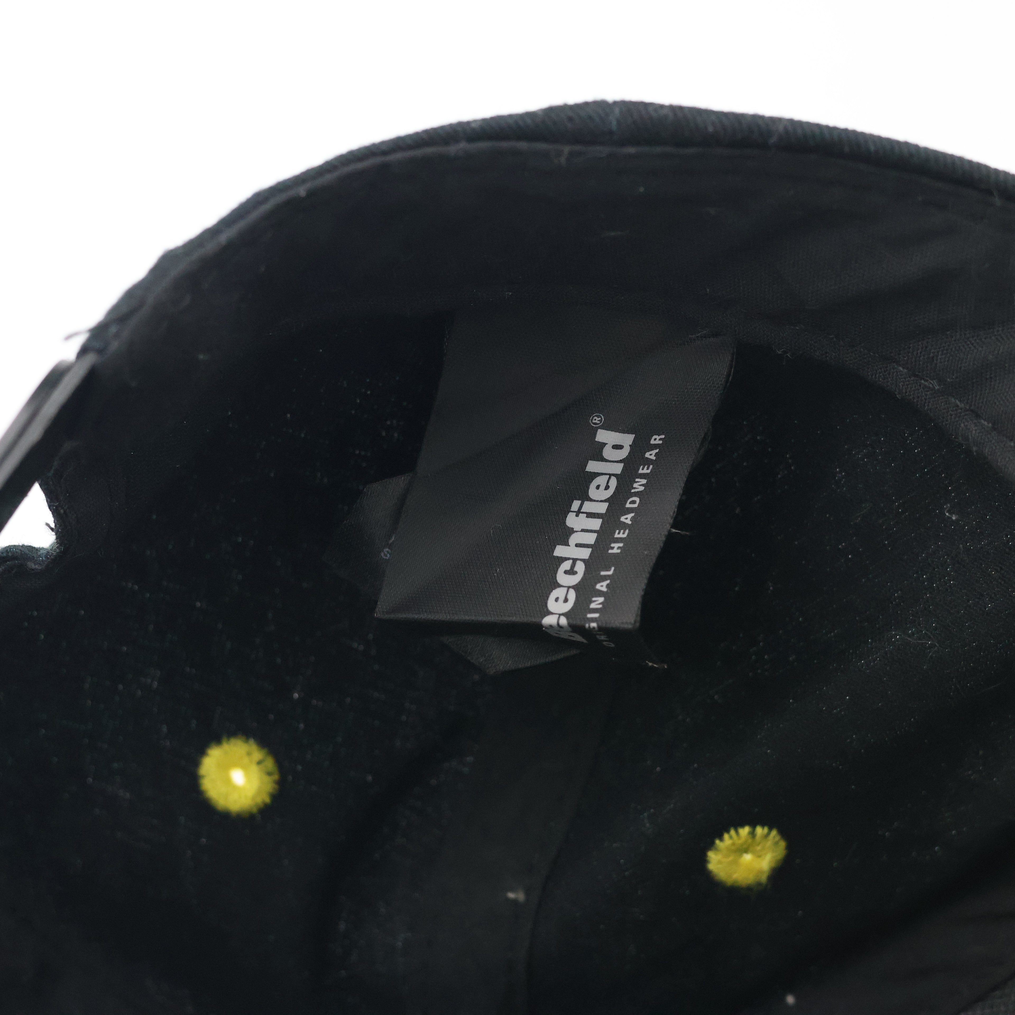 Thrifted Beechfield Two-Tone Initial Q Orange Embroidered Cap