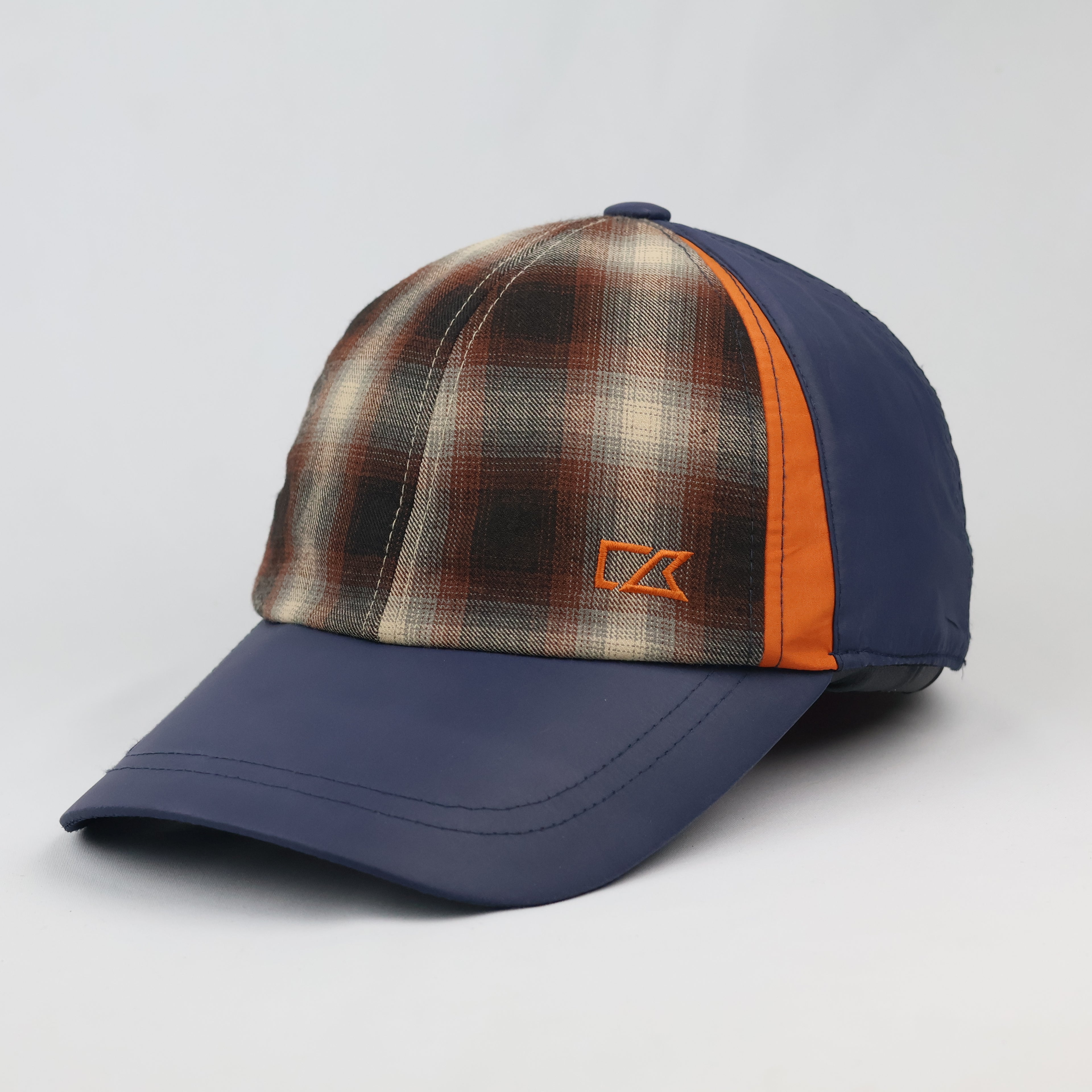 Thrifted Cutter & Buck CB Embroidered Tartan Paneled Hat