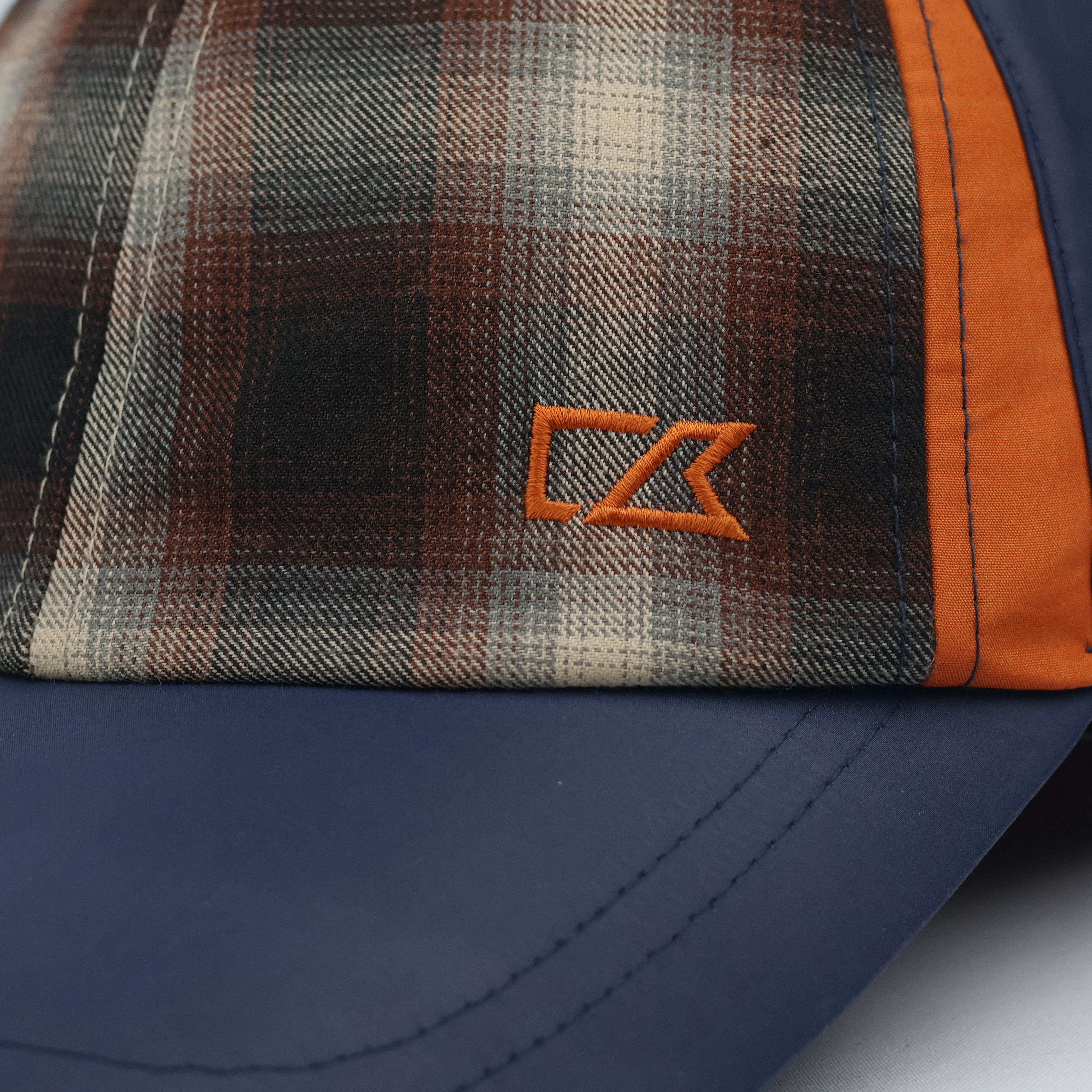 Thrifted Cutter & Buck CB Embroidered Tartan Paneled Hat
