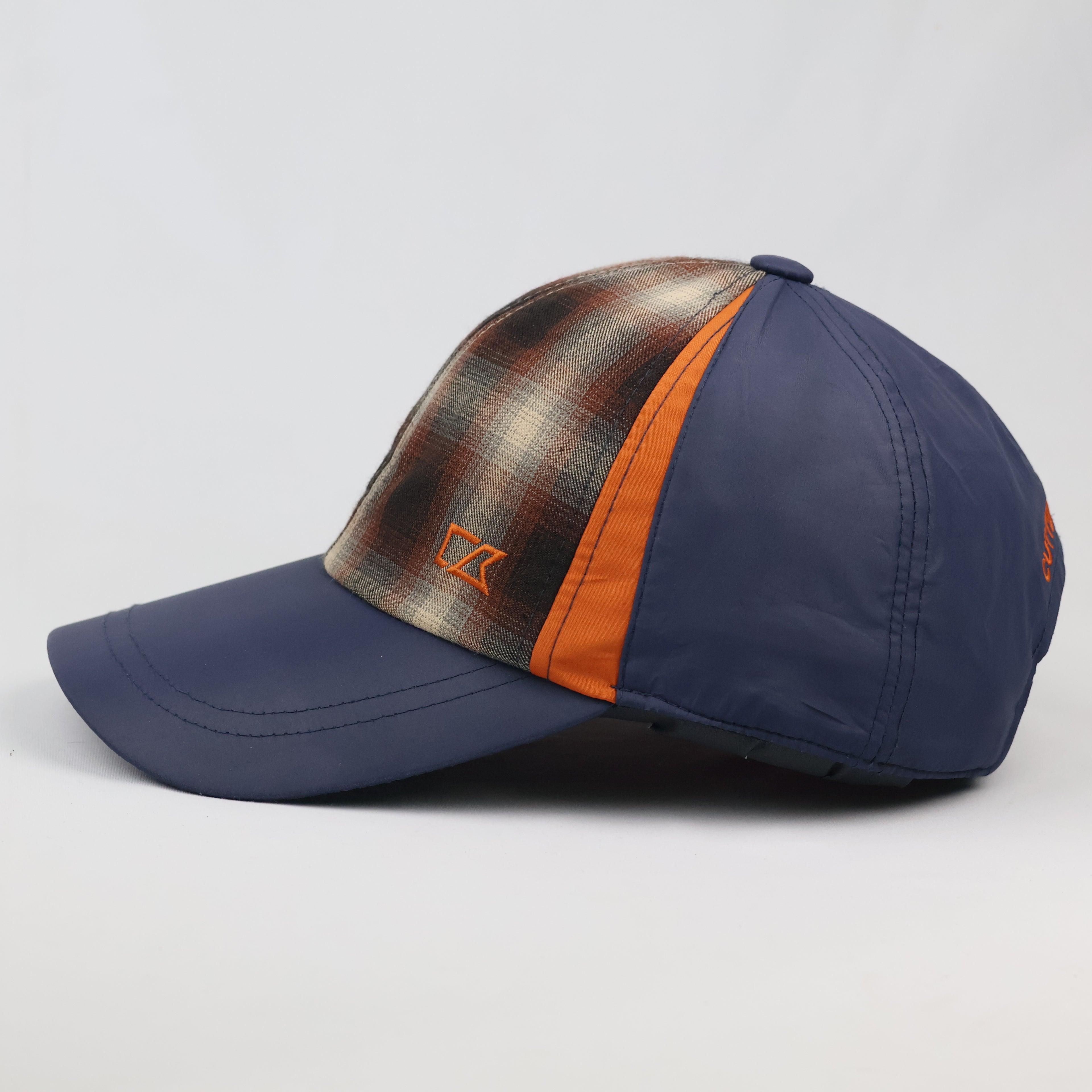 Thrifted Cutter & Buck CB Embroidered Tartan Paneled Hat