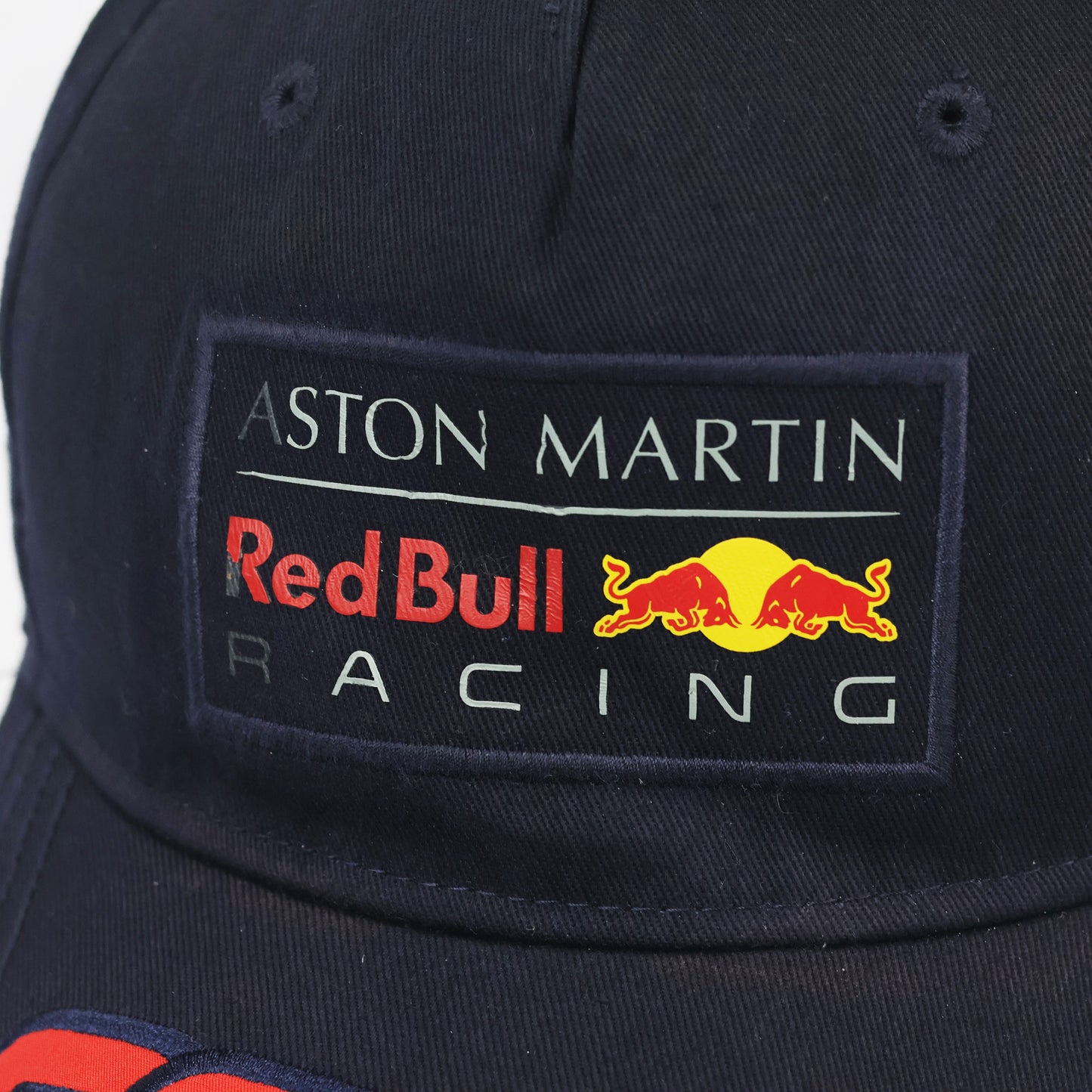 Thrifted Puma Red Bull Racing F1 Snapback - Navy Blue & Grey Mesh - One Size