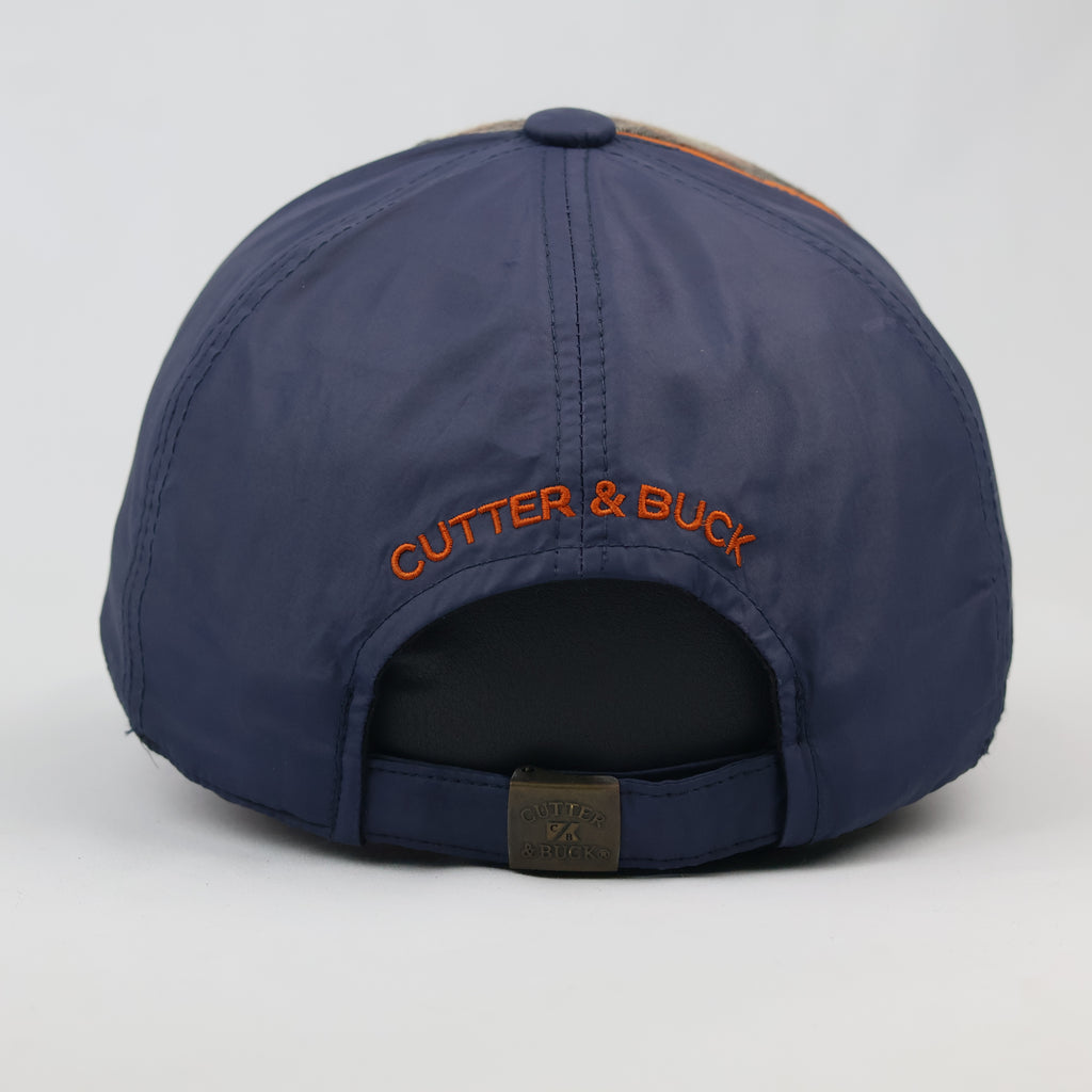 Thrifted Cutter & Buck CB Embroidered Tartan Paneled Hat