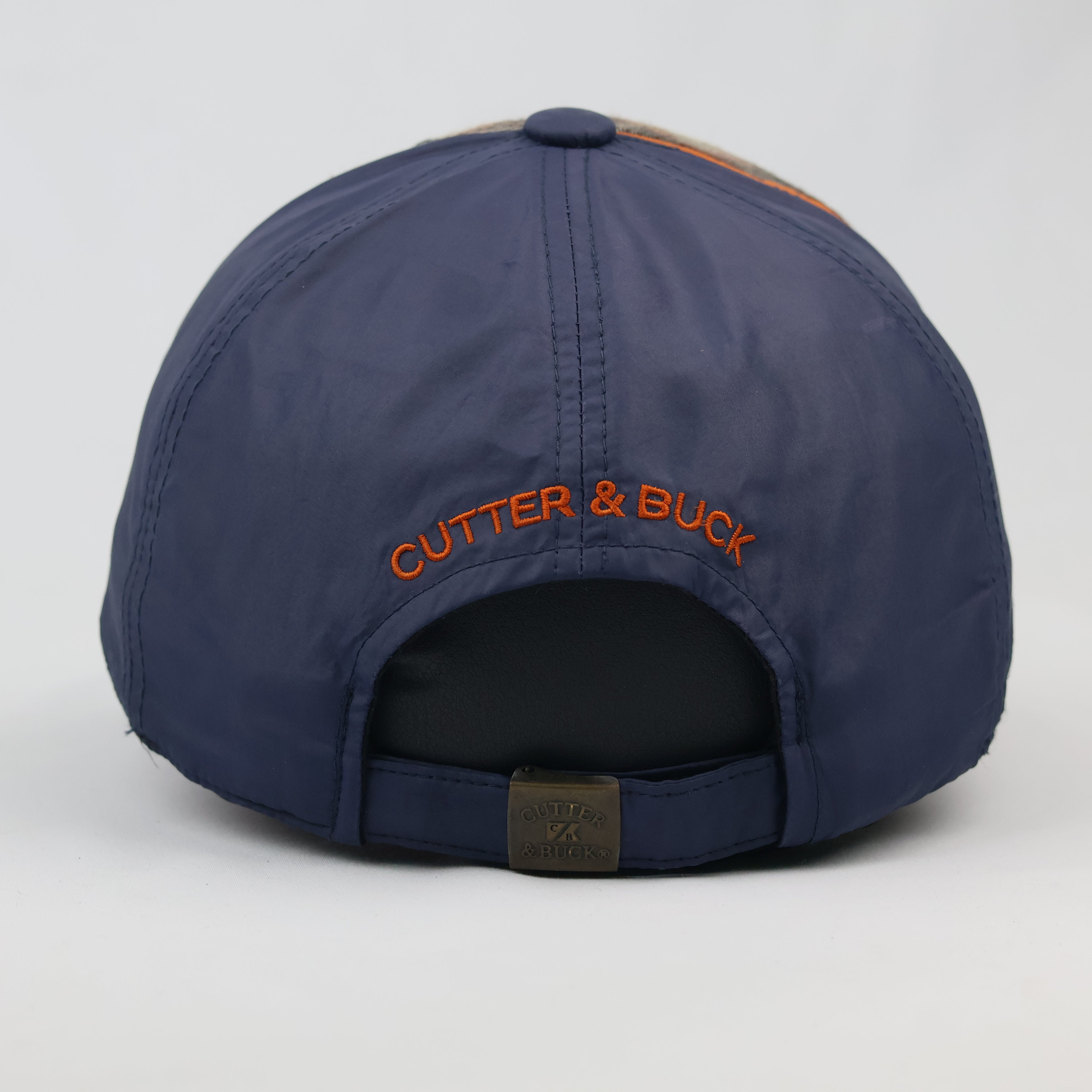 Thrifted Cutter & Buck CB Embroidered Tartan Paneled Hat