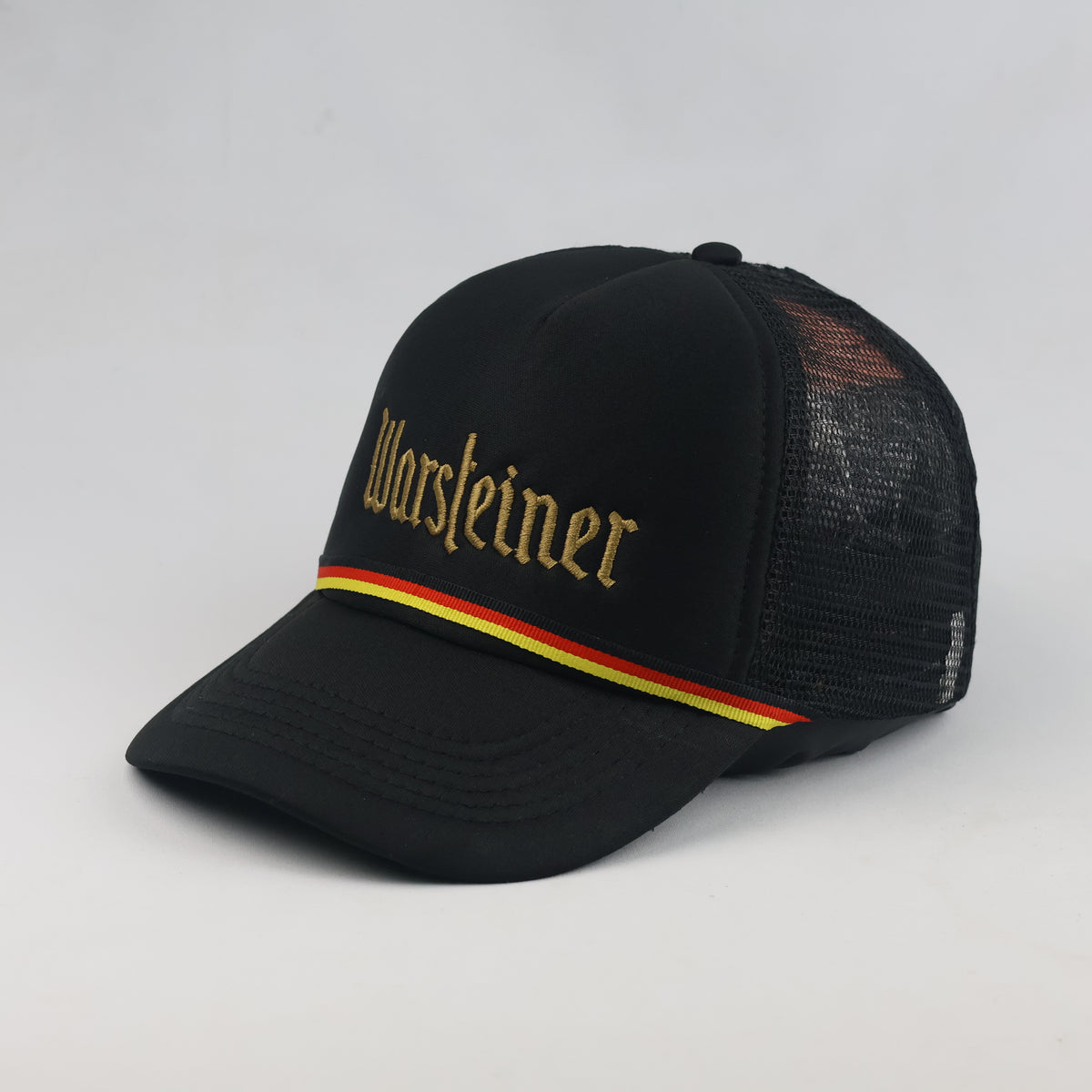 thrifted Vintage Warsteiner Black Trucker Hat (57-59cm) | 10402