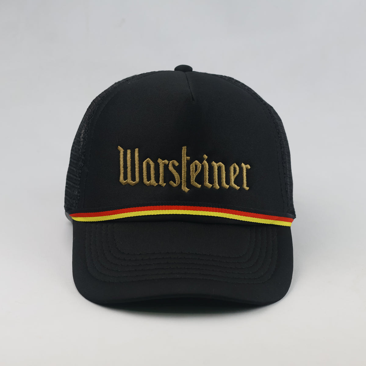thrifted Vintage Warsteiner Black Trucker Hat (57-59cm) | 10402