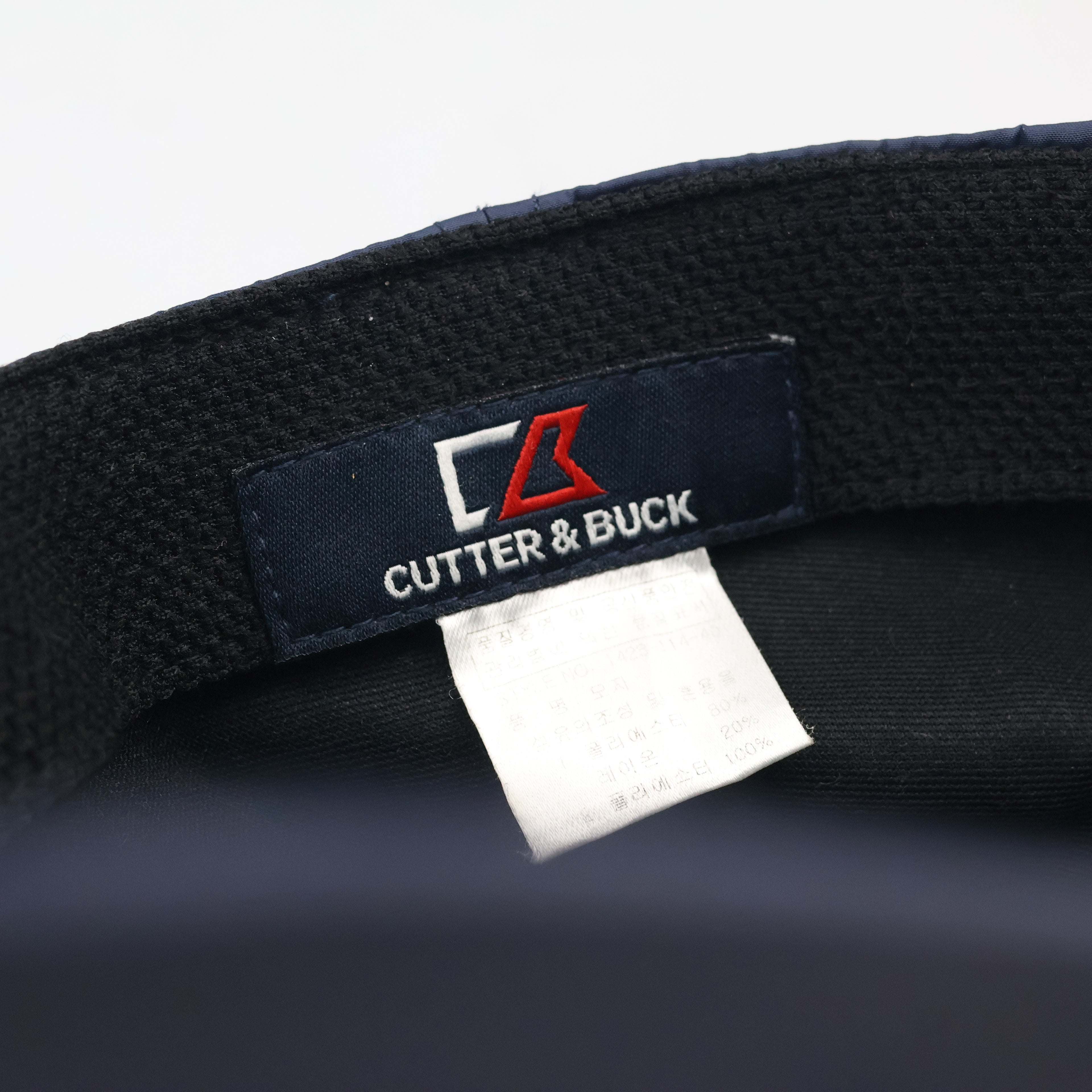 Thrifted Cutter & Buck CB Embroidered Tartan Paneled Hat