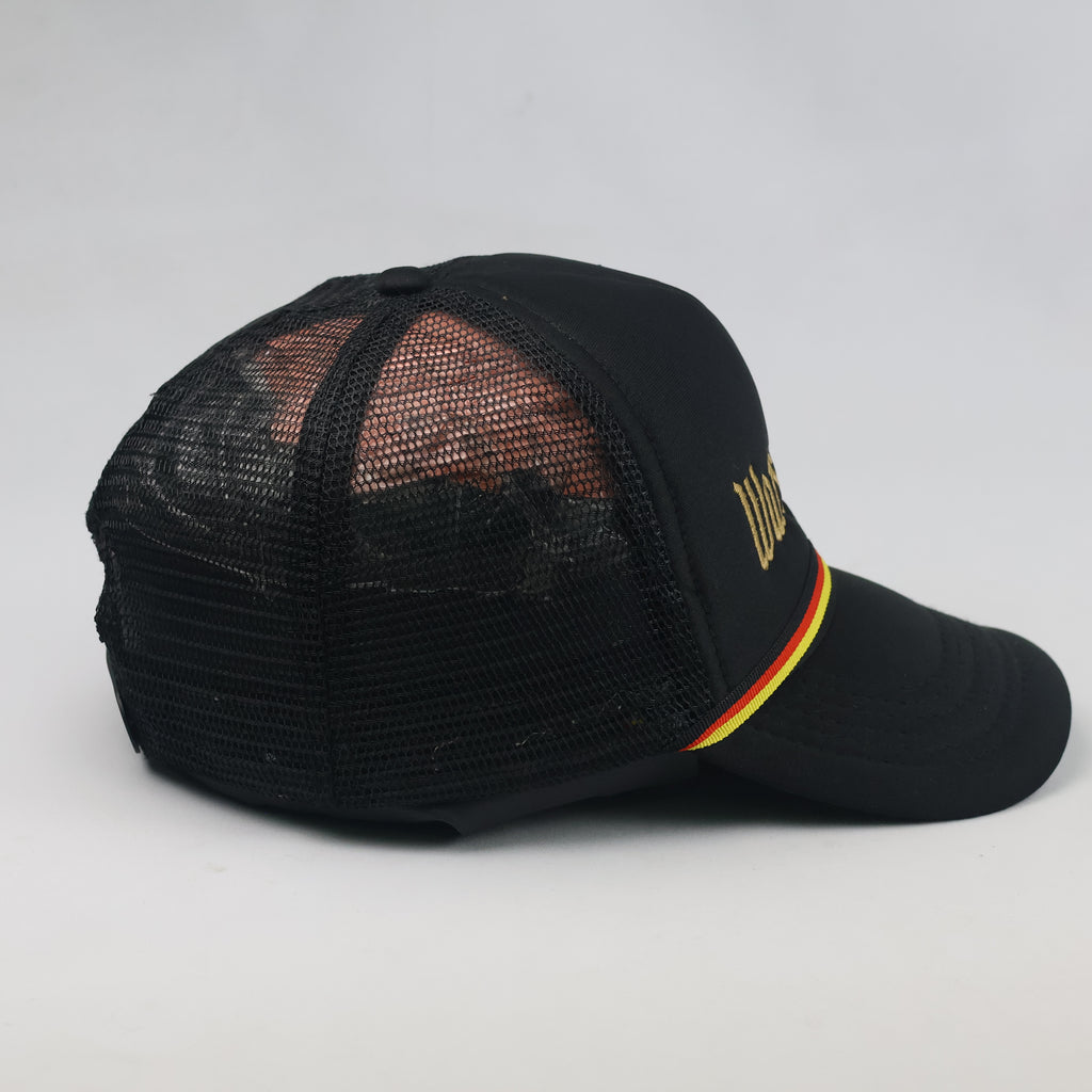 thrifted Vintage Warsteiner Black Trucker Hat (57-59cm) | 10402