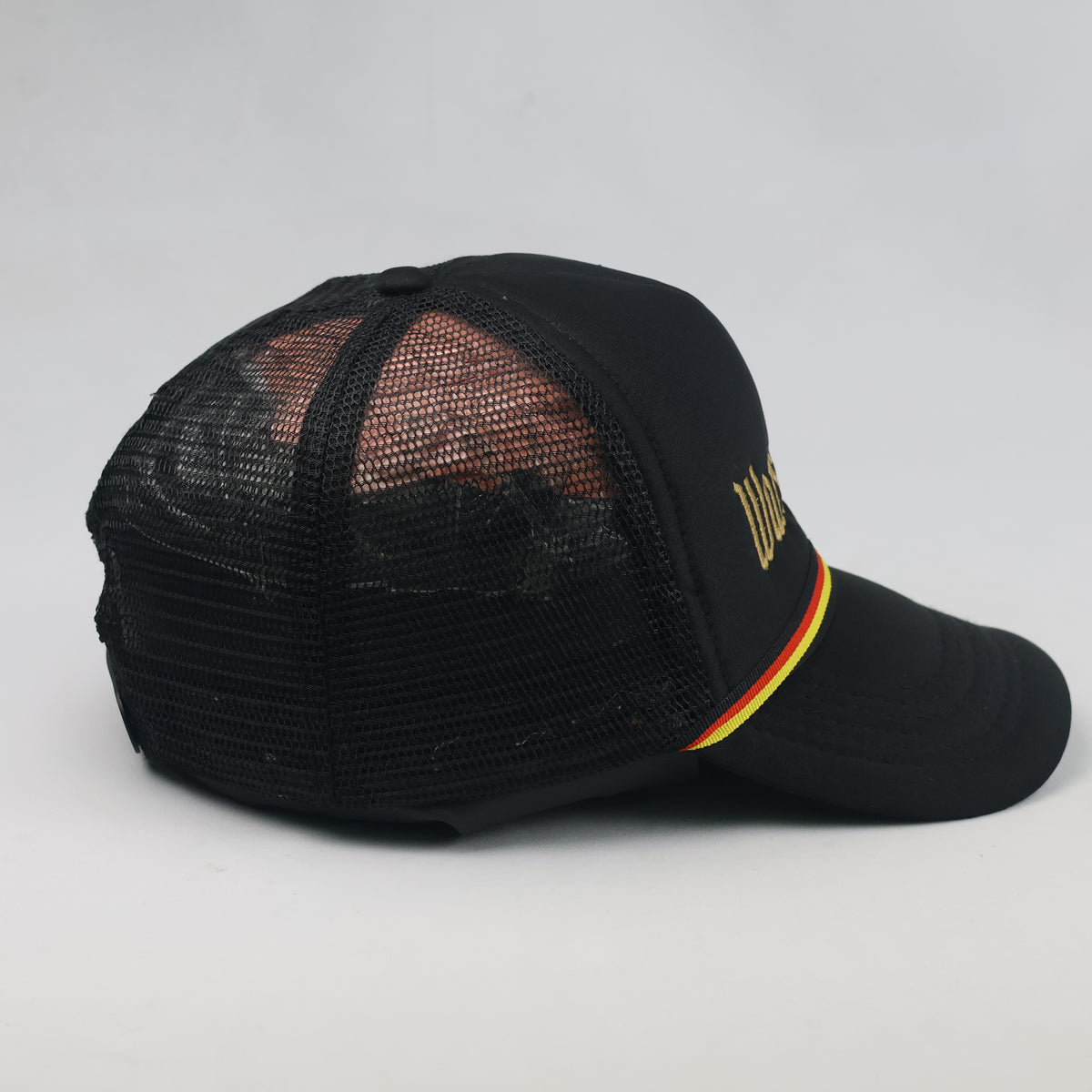 thrifted Vintage Warsteiner Black Trucker Hat (57-59cm) | 10402