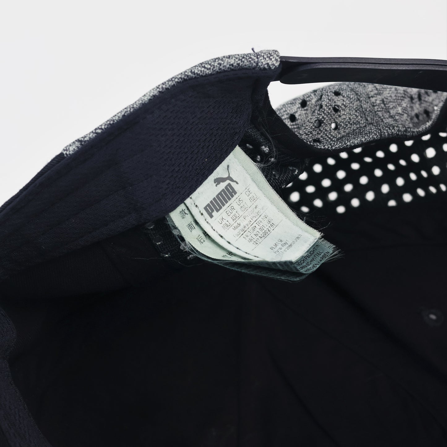 Thrifted Puma Red Bull Racing F1 Snapback - Navy Blue & Grey Mesh - One Size