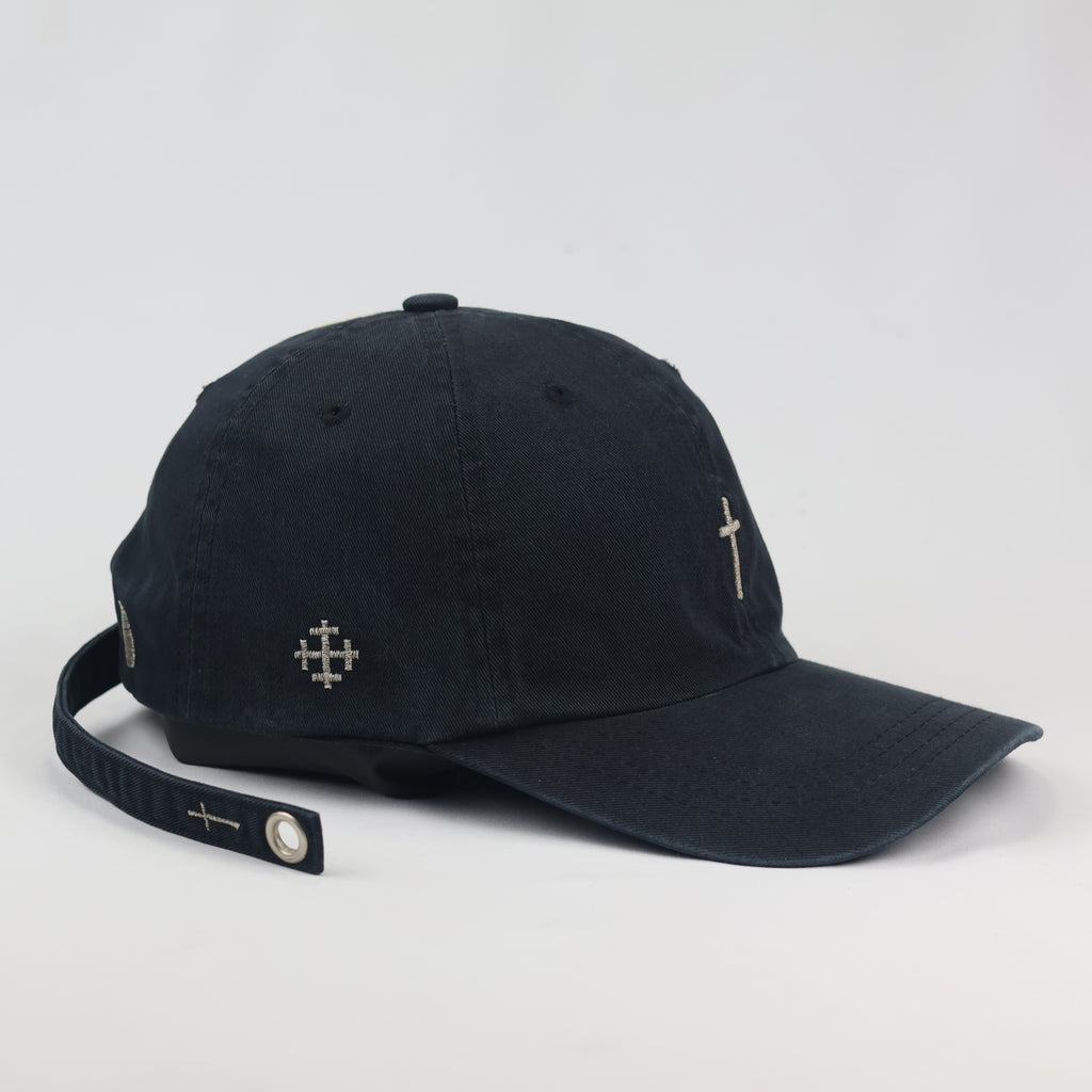 STIGMA "Keep Out of Reach" Thrifted Cap - Korean Streetwear Style