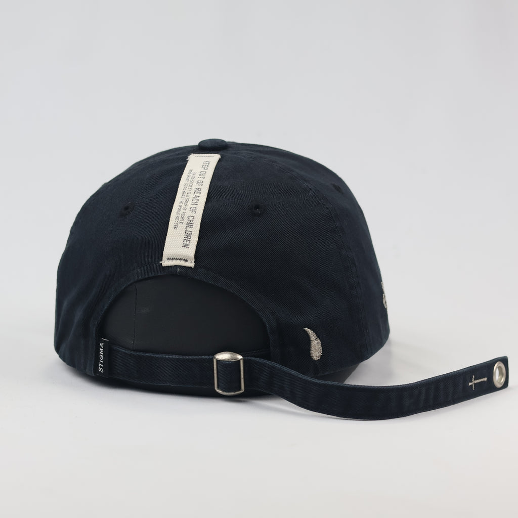 STIGMA "Keep Out of Reach" Thrifted Cap - Korean Streetwear Style