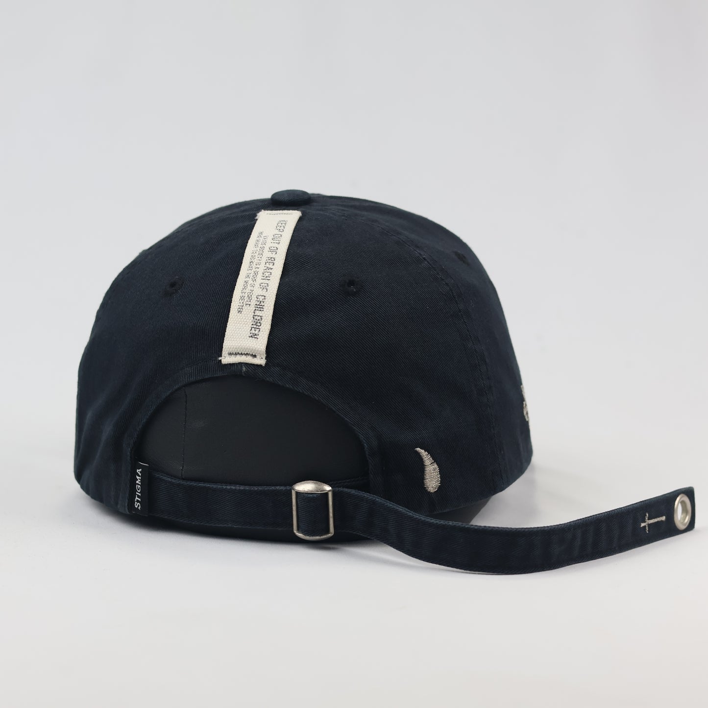 STIGMA "Keep Out of Reach" Thrifted Cap - Korean Streetwear Style