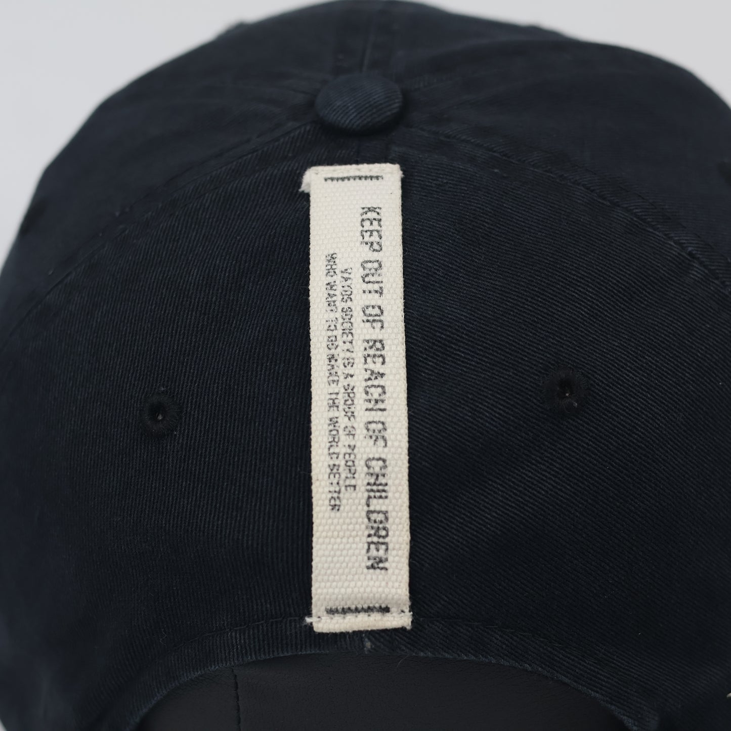 STIGMA "Keep Out of Reach" Thrifted Cap - Korean Streetwear Style