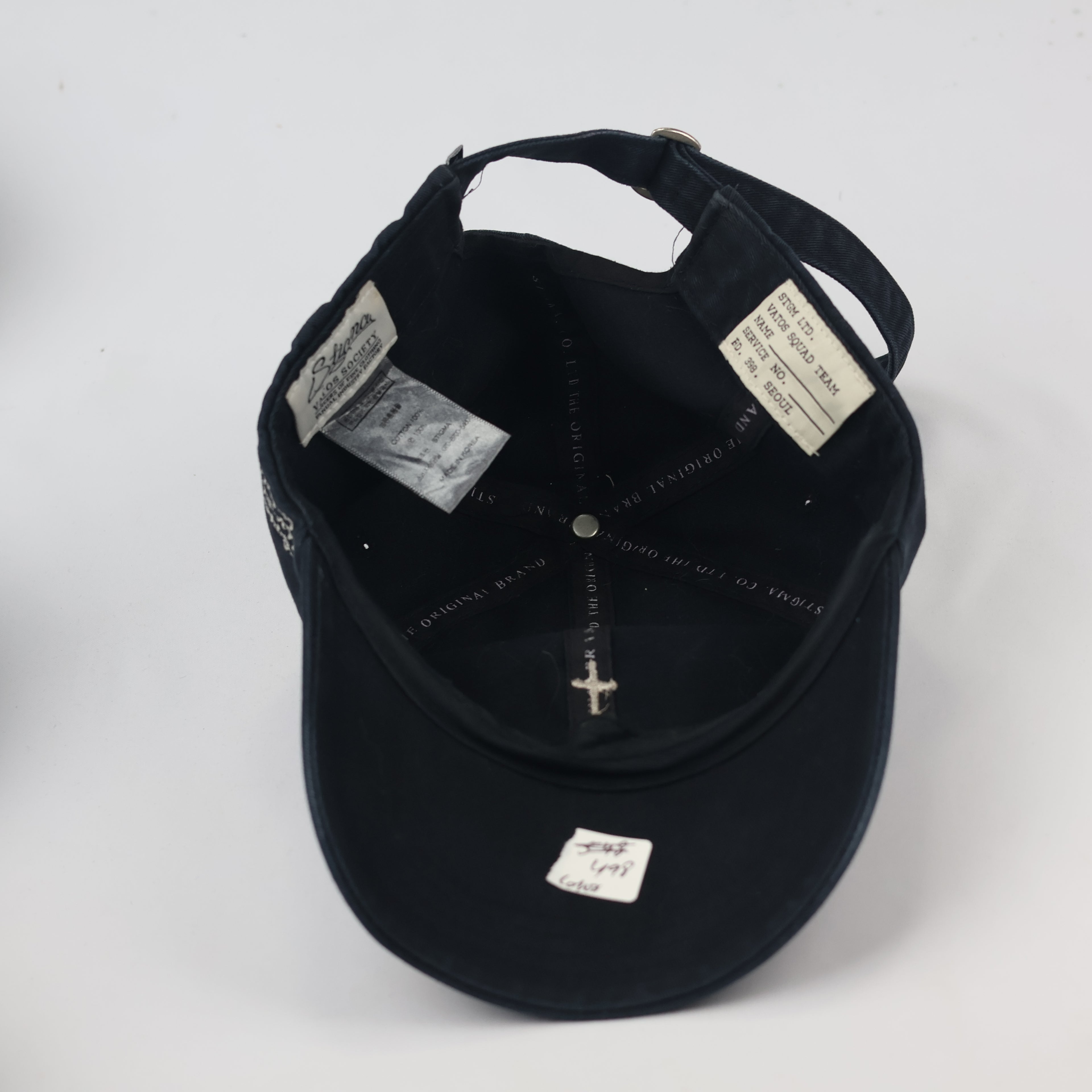 STIGMA "Keep Out of Reach" Thrifted Cap - Korean Streetwear Style