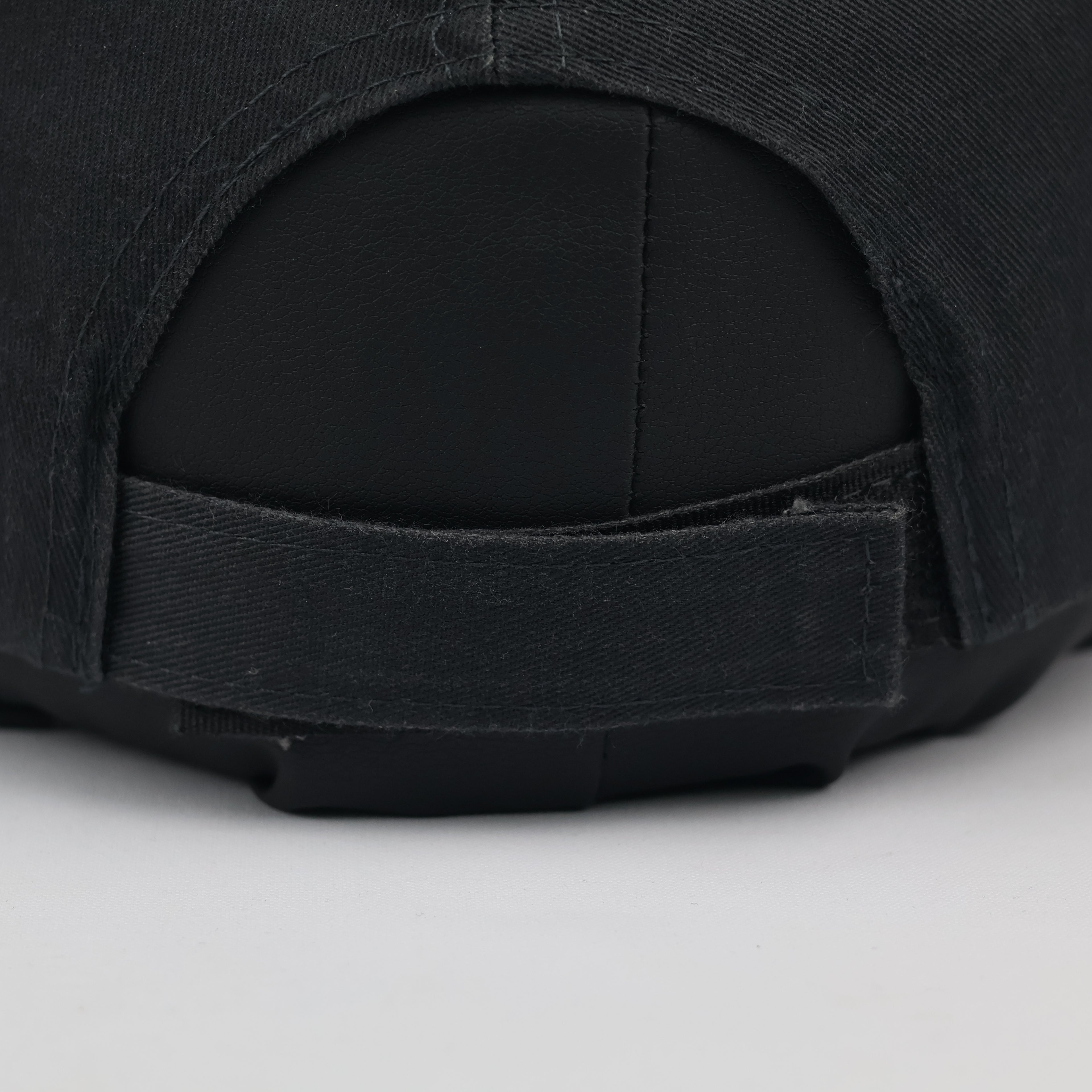 Thrifted Minimalist Black & White Heart Sketch Strapback Cap