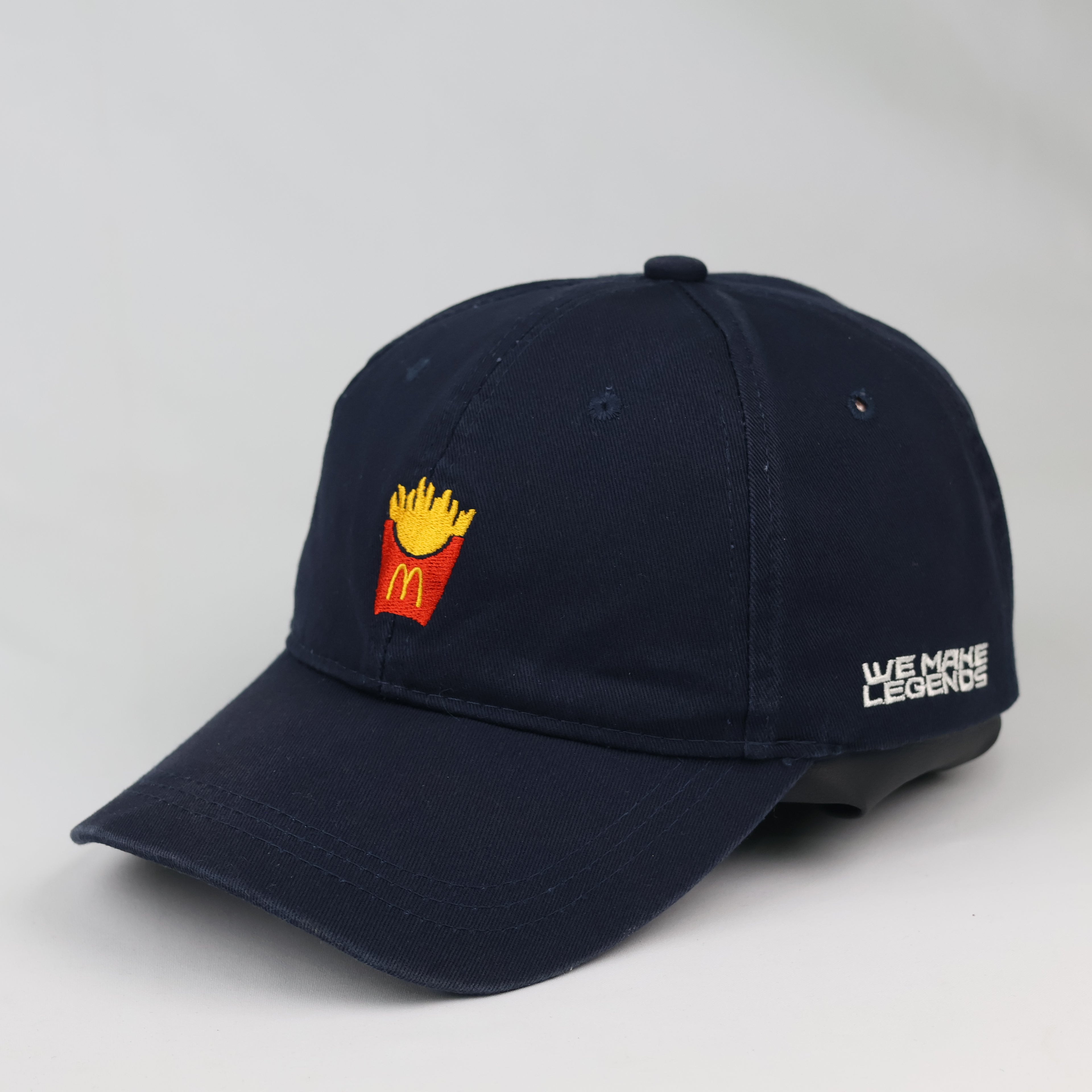 Thrifted McDonald's French Fries Embroidered Promo Strapback Cap