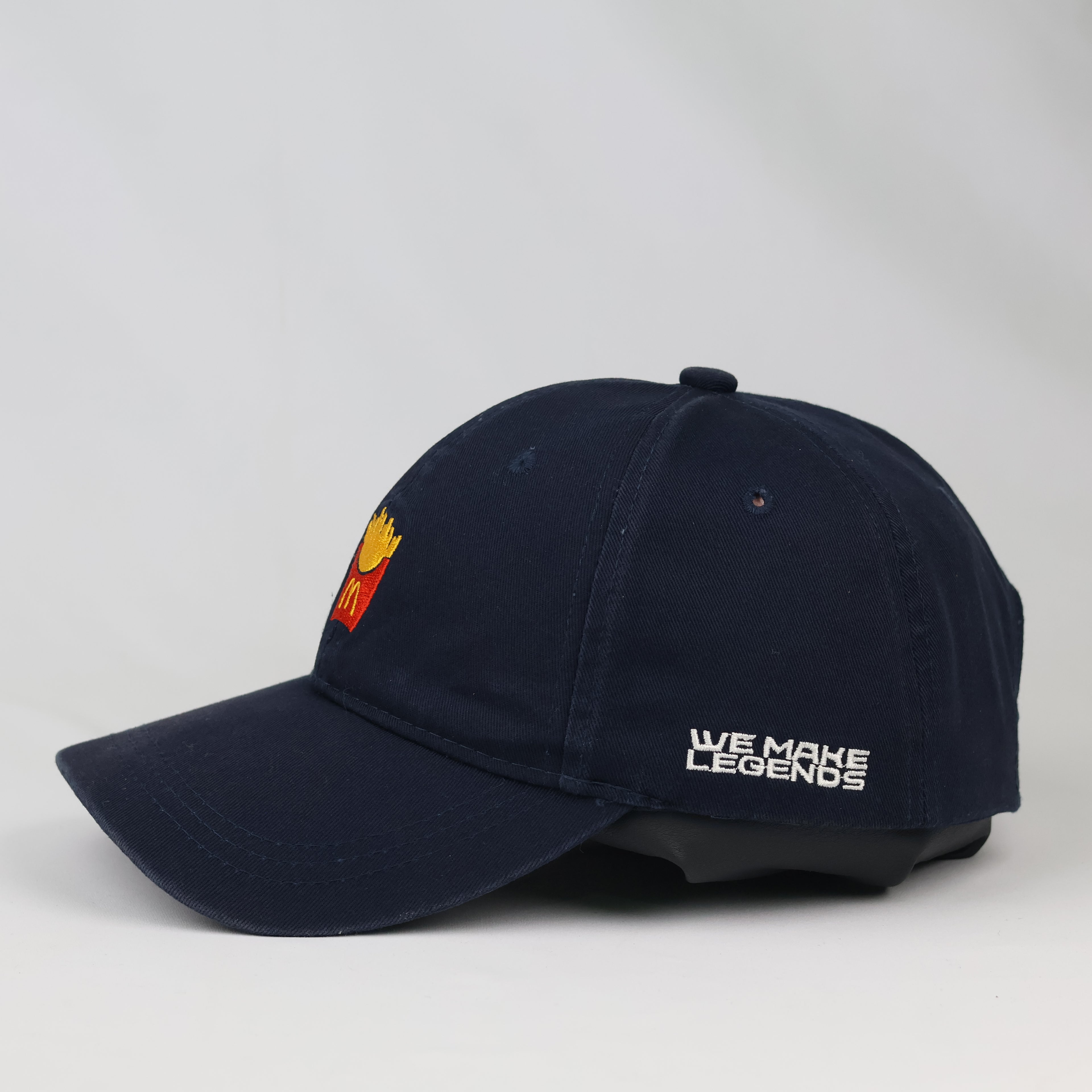 Thrifted McDonald's French Fries Embroidered Promo Strapback Cap