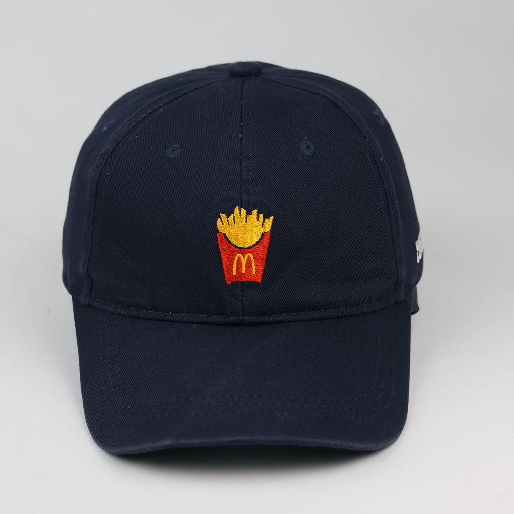Thrifted McDonald's French Fries Embroidered Promo Strapback Cap