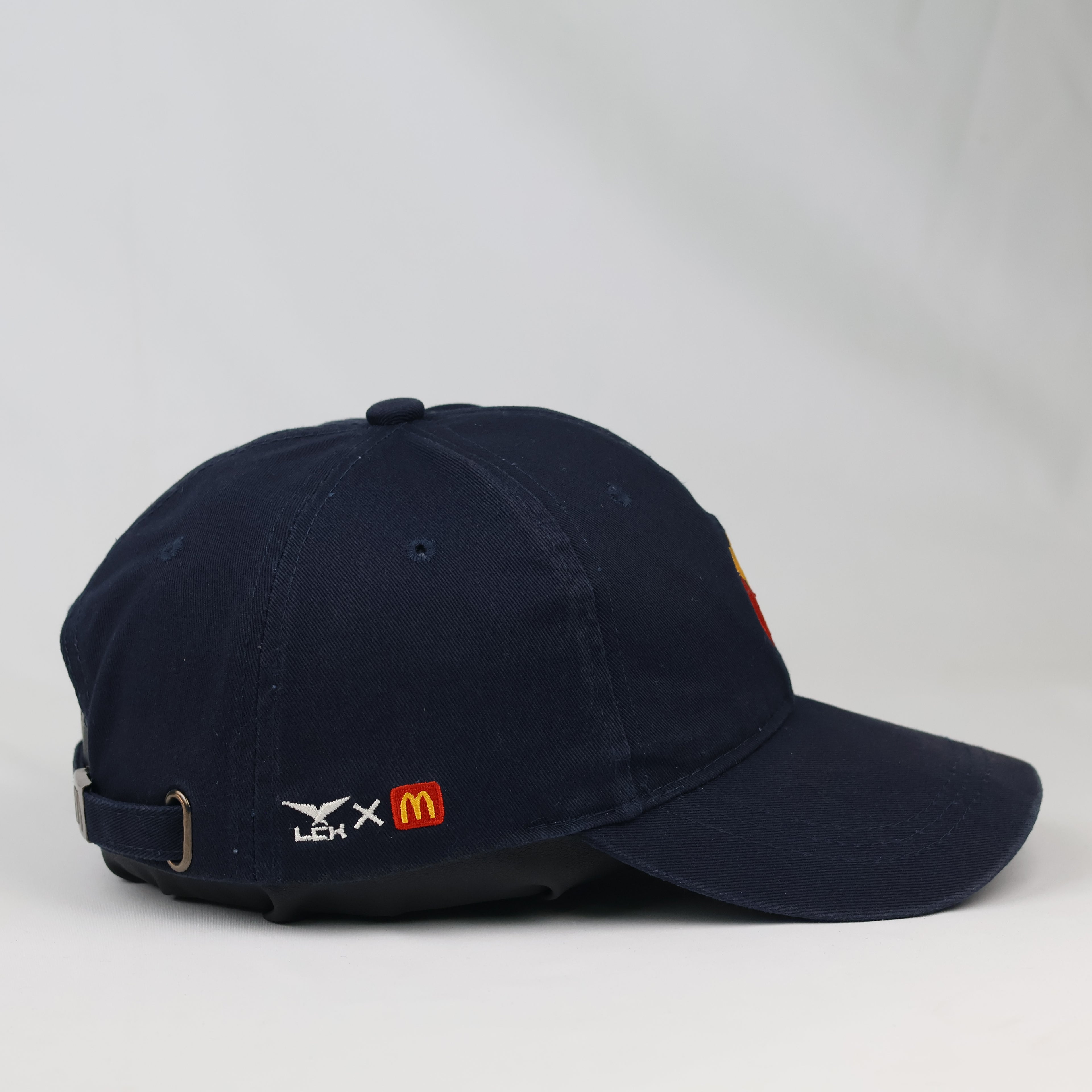 Thrifted McDonald's French Fries Embroidered Promo Strapback Cap