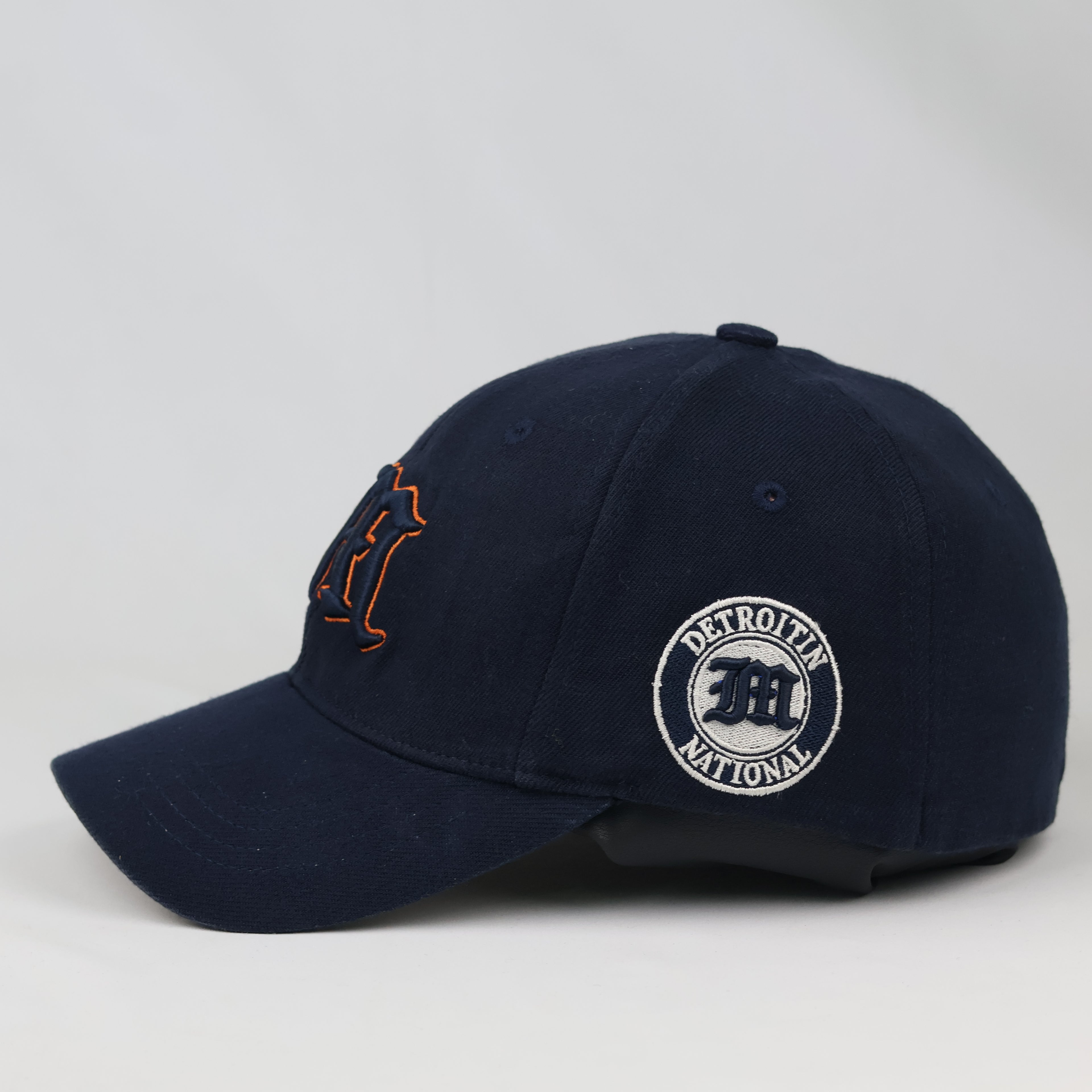 Thrifted Navy Blue Old English M Embroidered Baseball Cap