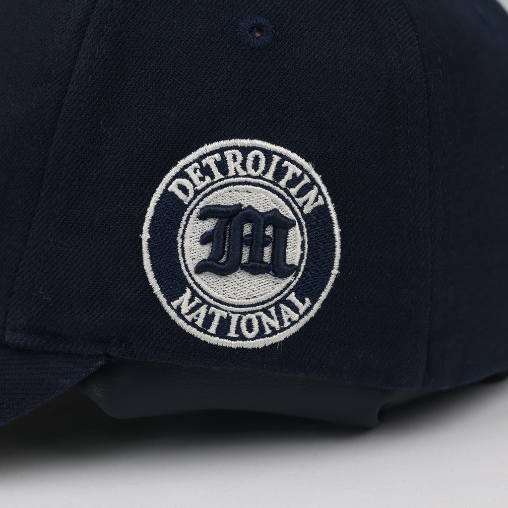 Thrifted Navy Blue Old English M Embroidered Baseball Cap