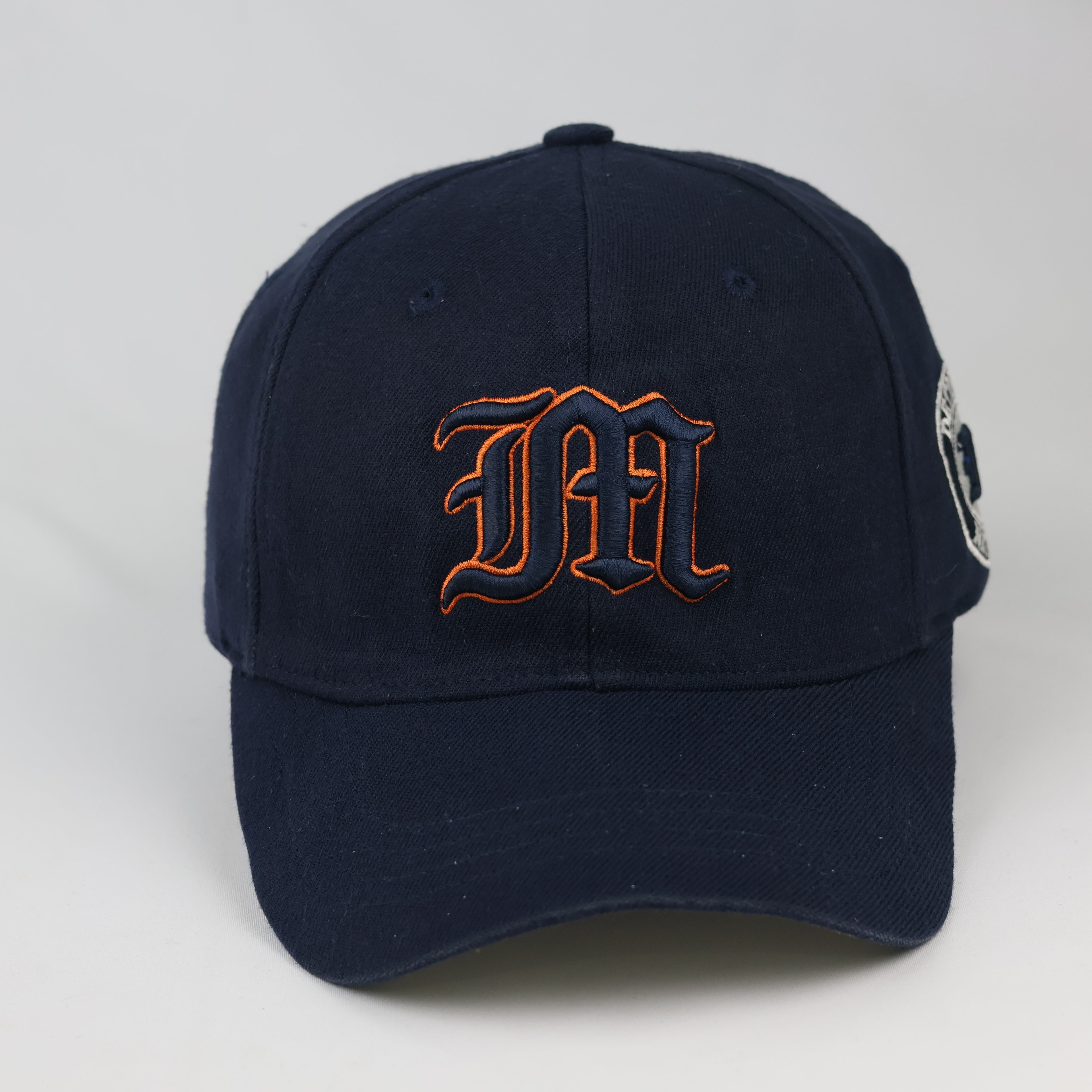 Thrifted Navy Blue Old English M Embroidered Baseball Cap