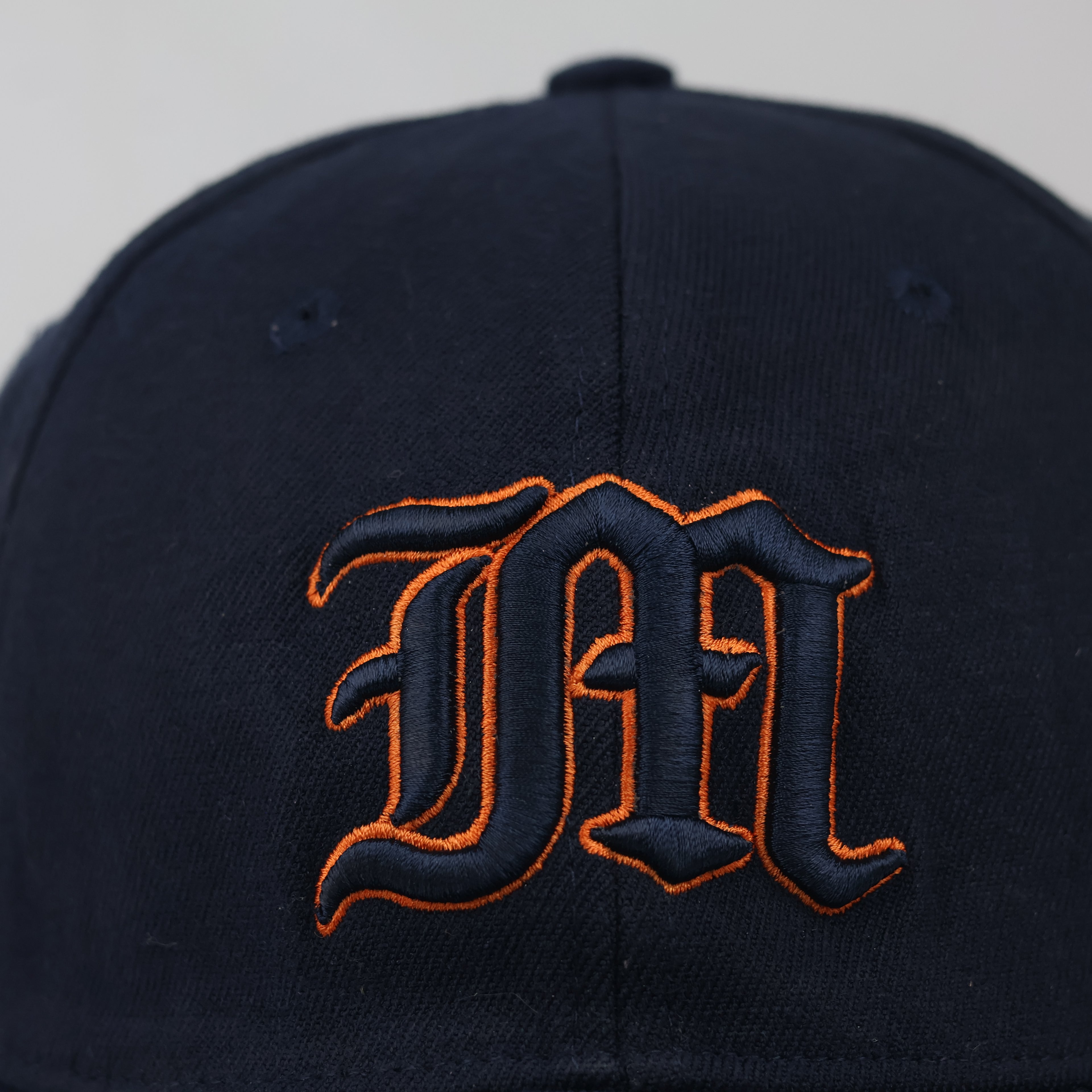 Thrifted Navy Blue Old English M Embroidered Baseball Cap