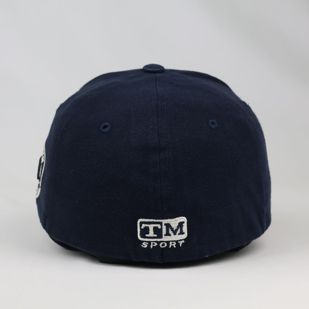 Thrifted Navy Blue Old English M Embroidered Baseball Cap