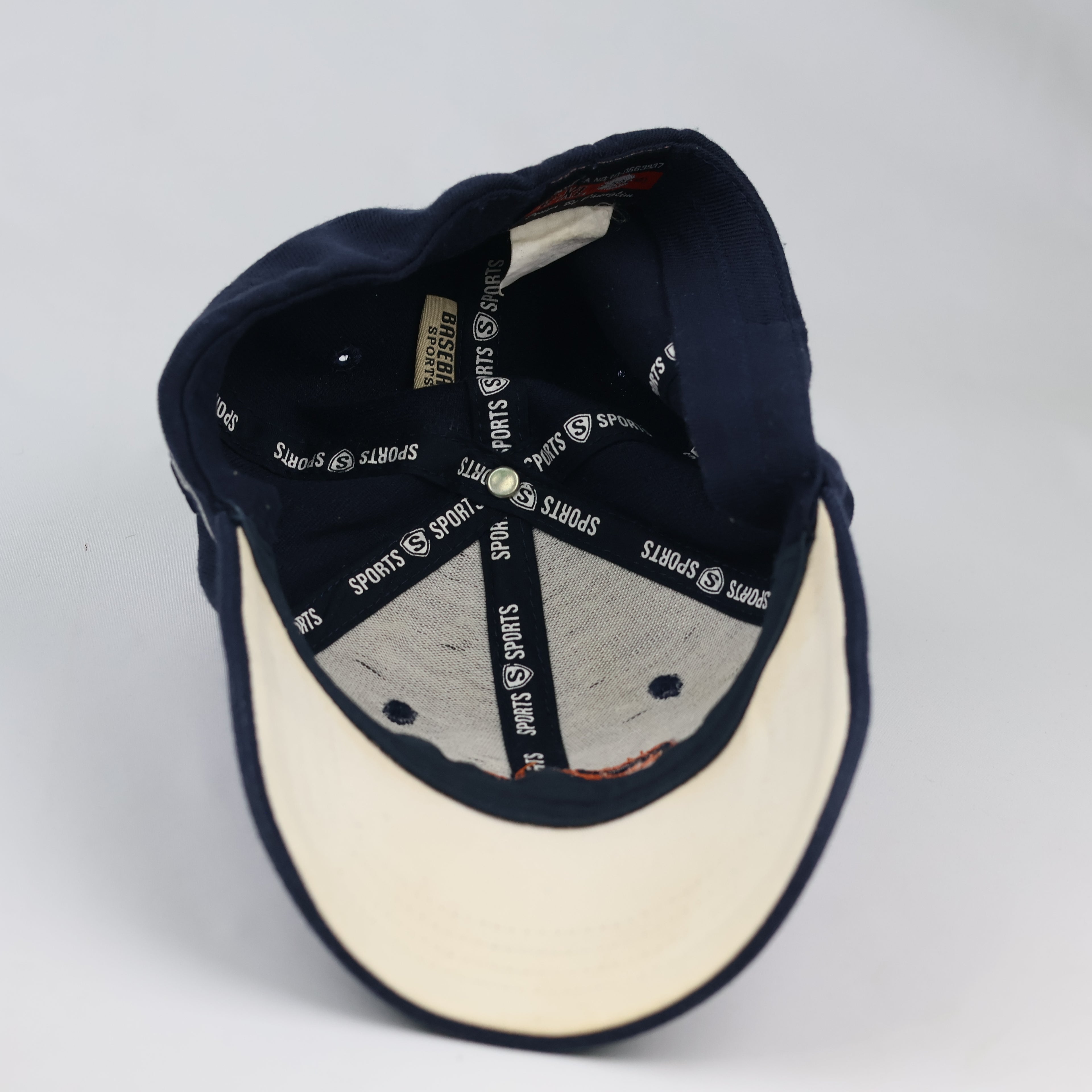 Thrifted Navy Blue Old English M Embroidered Baseball Cap