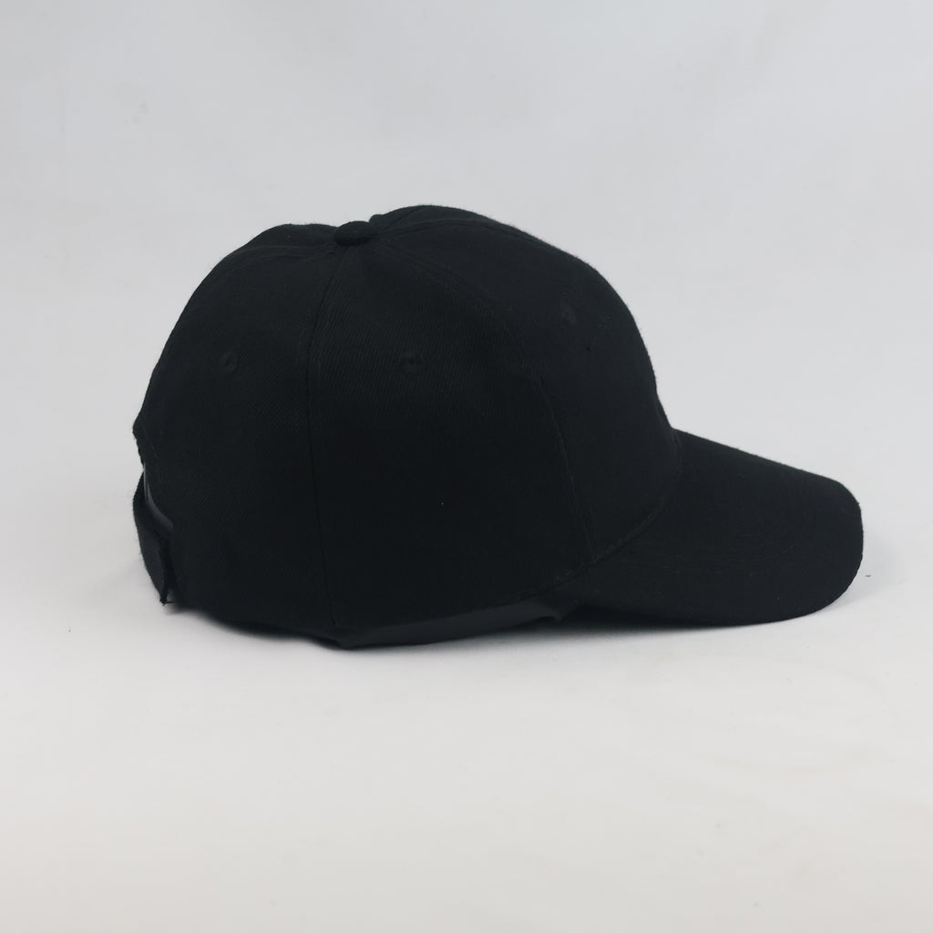 Thrifted Essential Black Structured Hat (57-58cm) | 10607